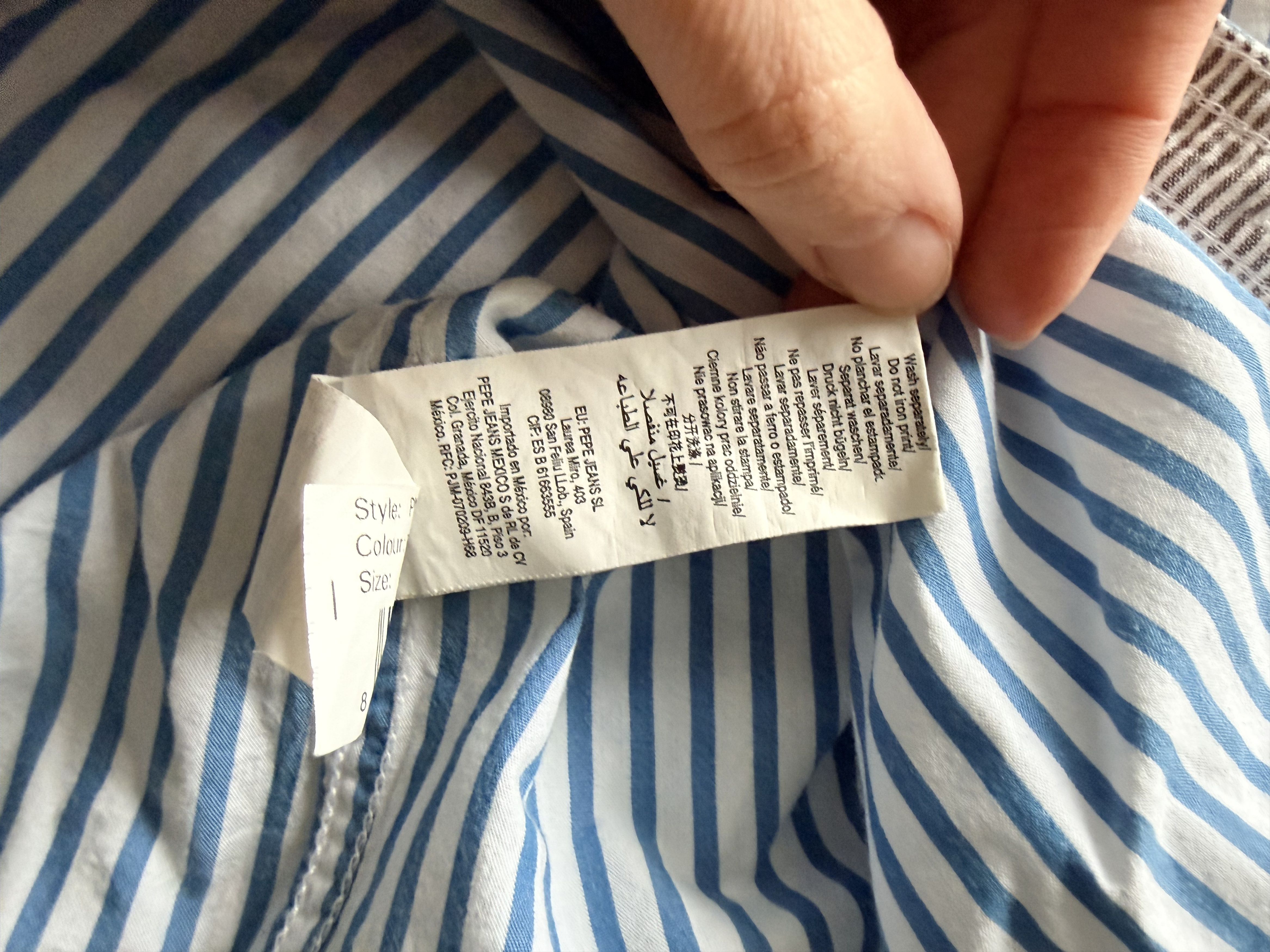 Pepe Jeans Pepe Jeans Striped Shirt Size US L / EU 52-54 / 3 - 7 Thumbnail