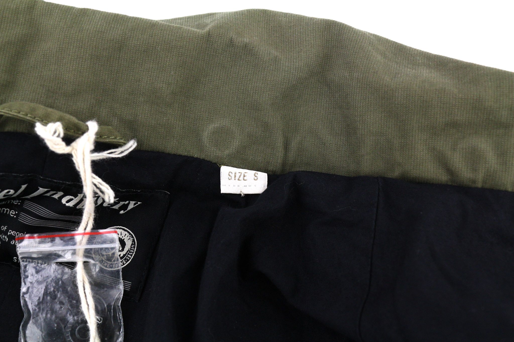 Diesel JAMEDE S Khaki Zip High Neck Drawstring Waist Jacket 81733 Size US S / EU 44-46 / 1 - 9 Thumbnail