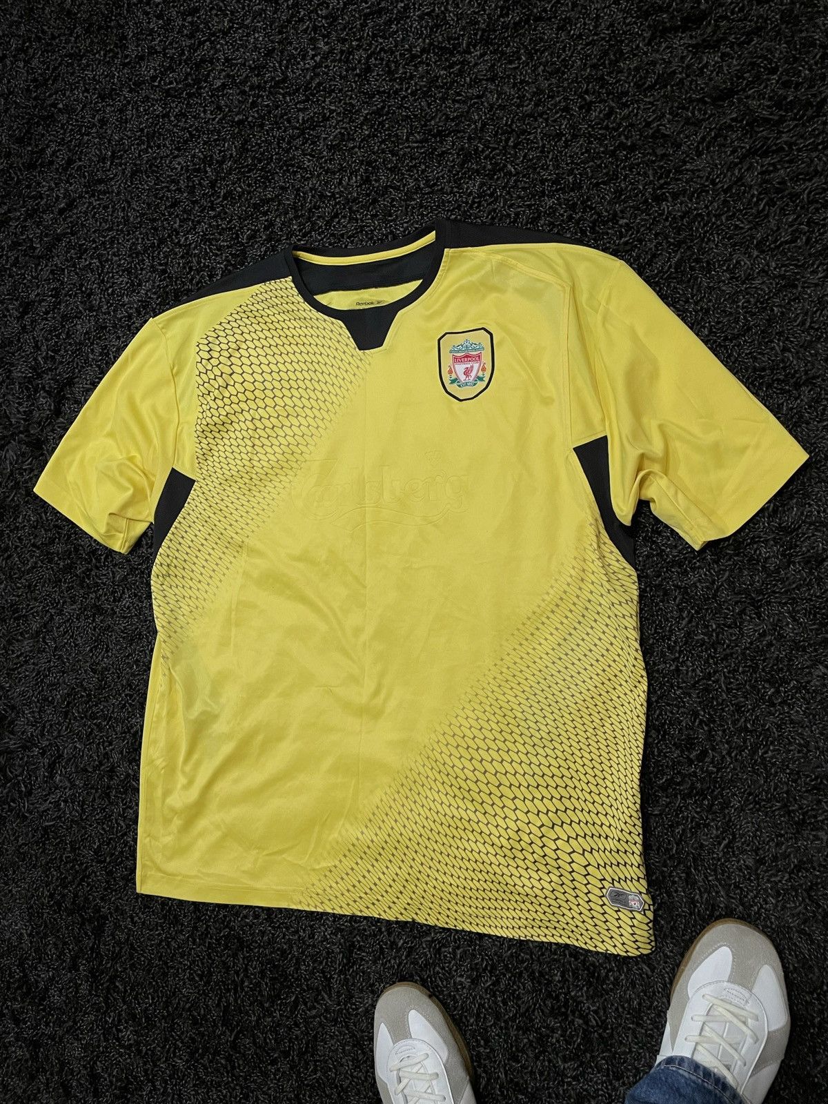 Reebok VINTAGE 2003 LIVERPOOL REEBOK AWAY SOCCER JERSEY BLOKECORE Size US XL / EU 56 / 4 - 2 Thumbnail