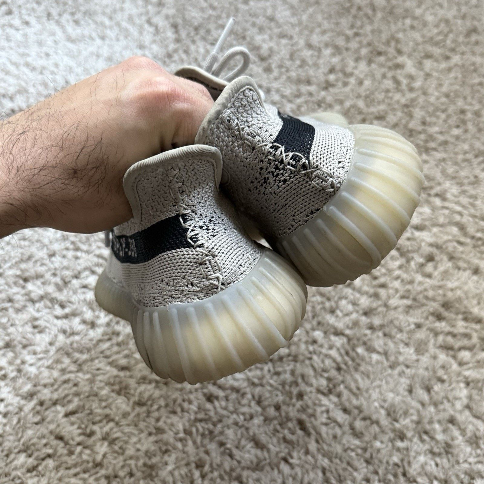 Adidas × Kanye West Adidas Yeezy Boost 350 V2 Shoes 'Slate' / HP7870 / Size 4.5 Size US 5 / EU 37 - 4 Thumbnail