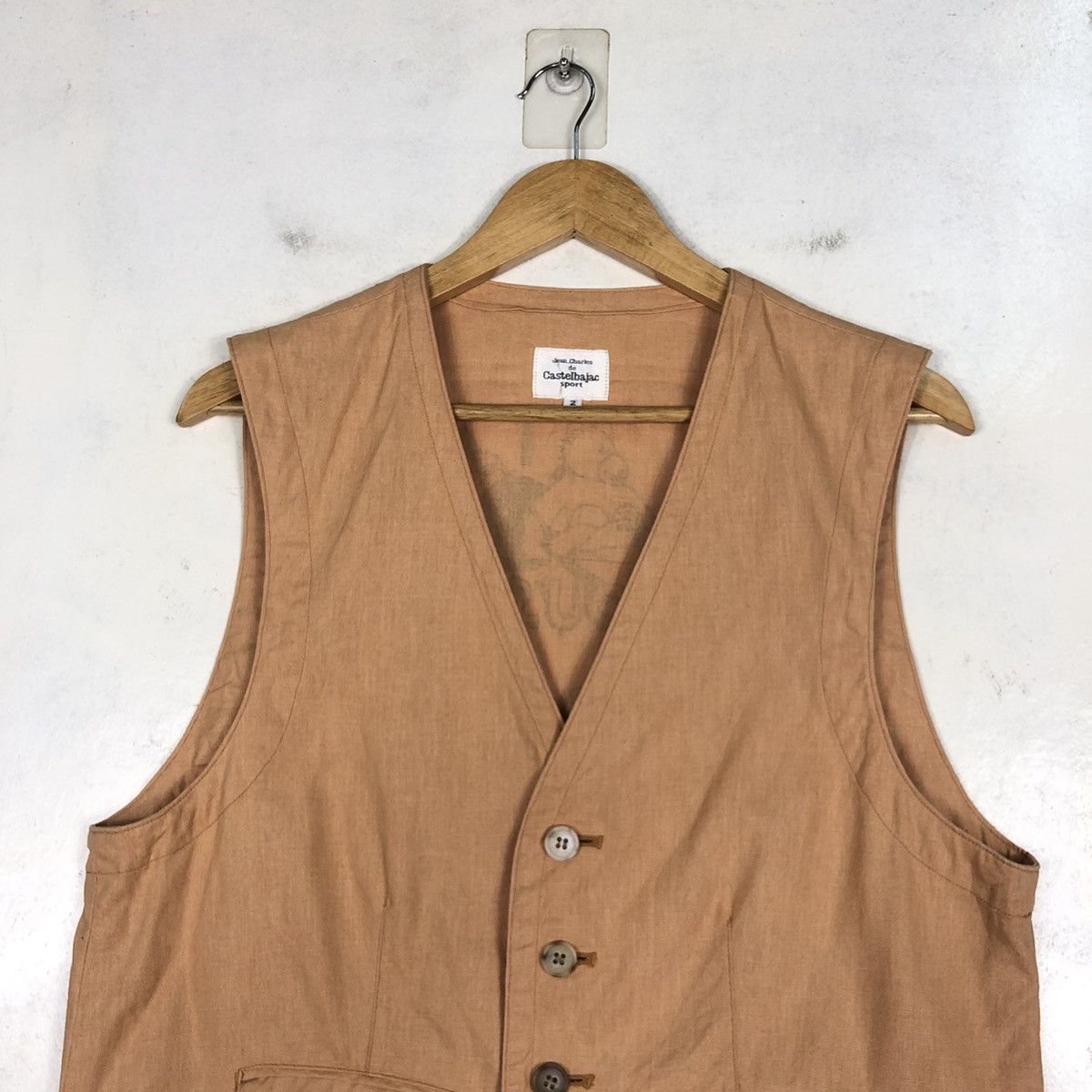 Jean Charles De Castelbajac RARE!! JEAN CHARLES VEST Size US M / EU 48-50 / 2 - 2 Thumbnail