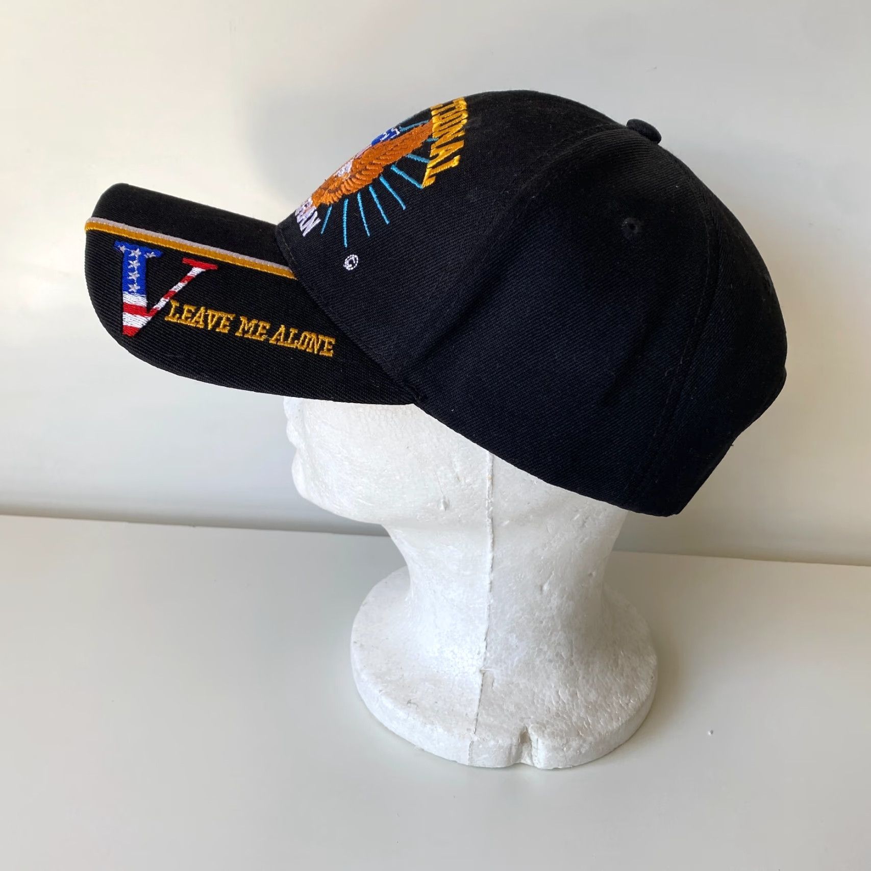 Vintage KYS Cap Hat One Size Black Dad Eagle Dysfunctional Veteran Strapback Leave Me Alone Size ONE SIZE - 3 Thumbnail