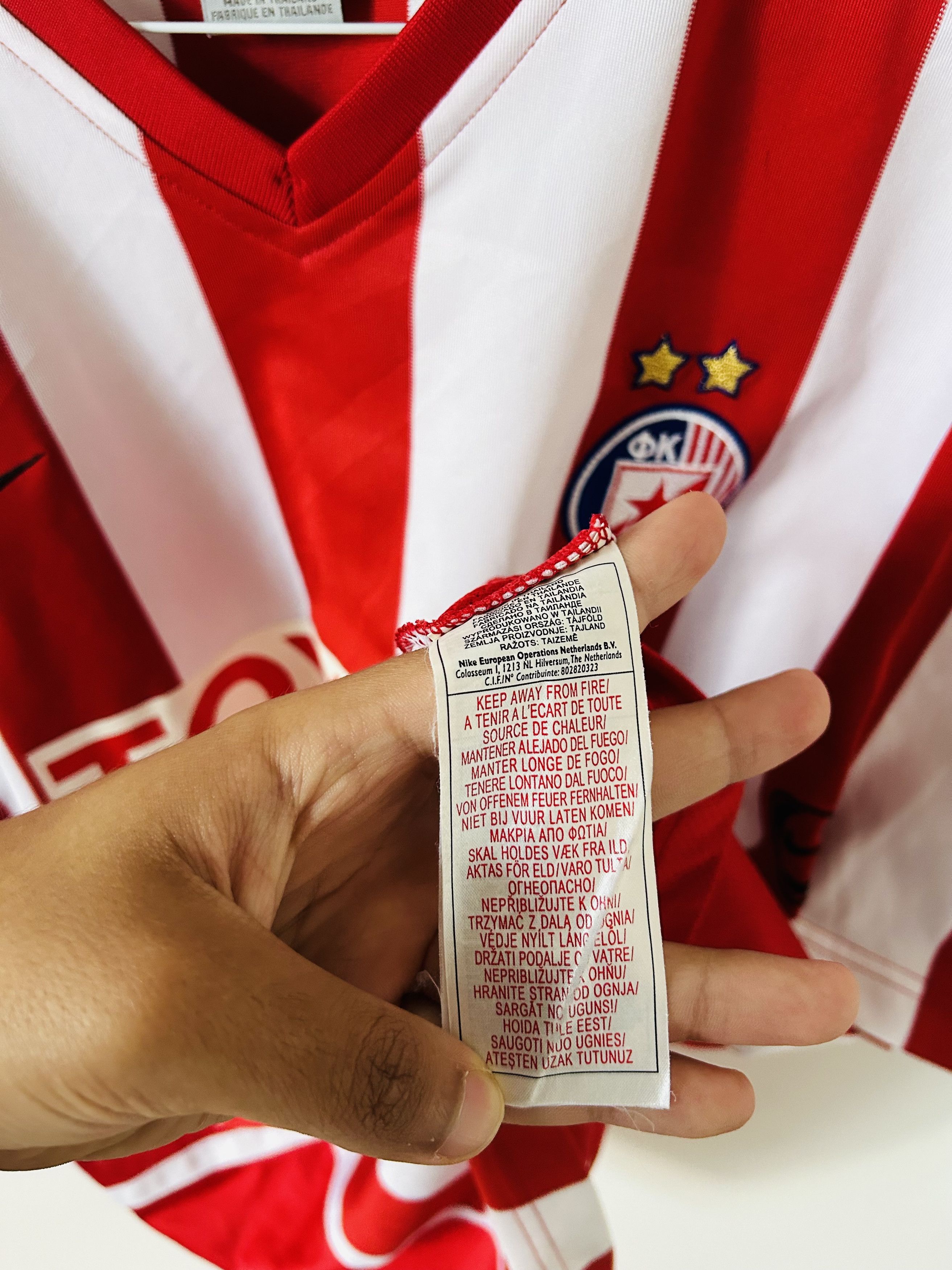 Nike × Vintage Red star belgrade 2006/07 home jersey Size US XL / EU 56 / 4 - 7 Thumbnail