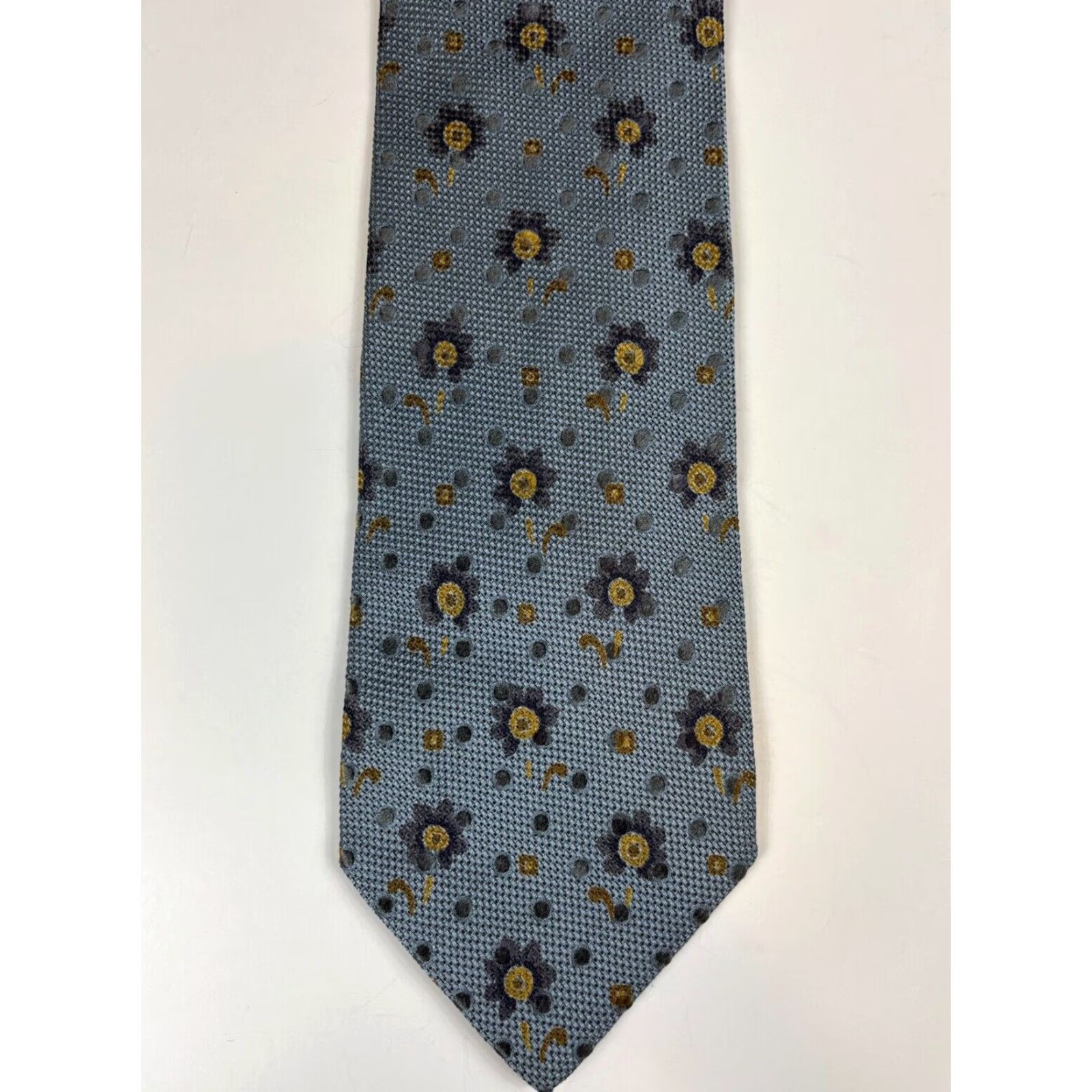 Ermenegildo Zegna Ermenegildo Zegna Silk Tie Men Floral Woven Multicolor Made in Italy Size ONE SIZE - 3 Thumbnail