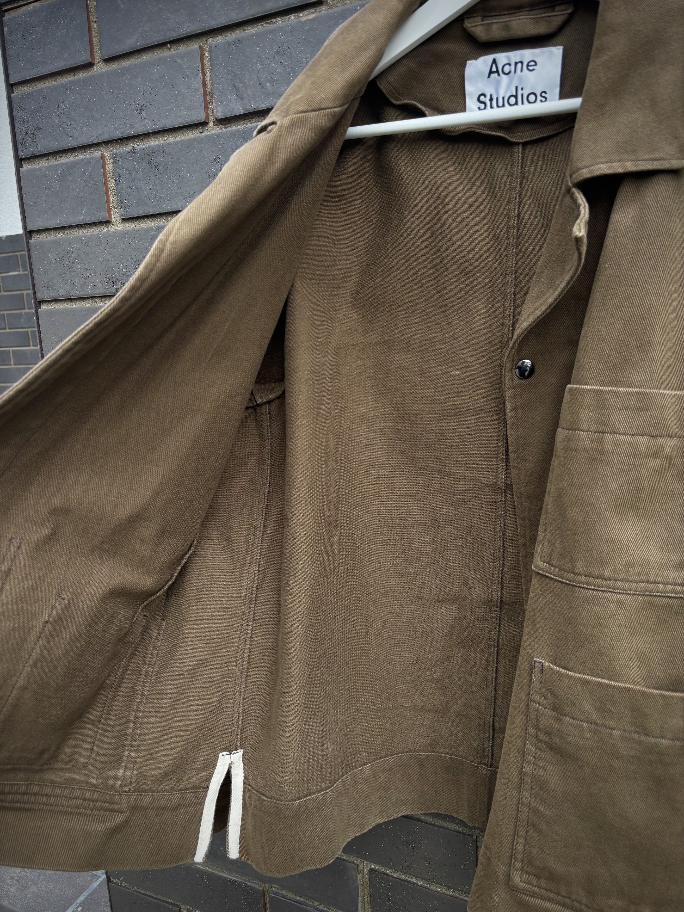 Acne Studios Acne Studios Chore Twill Jacket in brown Size US L / EU 52-54 / 3 - 5 Thumbnail