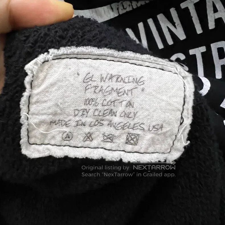Greg Lauren Greg Lauren Fleece Destroyed Denim Patchwork Printed Hoodi Size US S / EU 44-46 / 1 - 3 Thumbnail