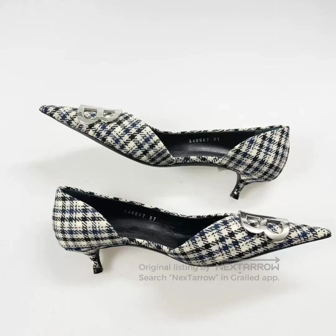Balenciaga Balenciaga Plaid High Heels. Size US 6 / IT 36 - 3 Thumbnail