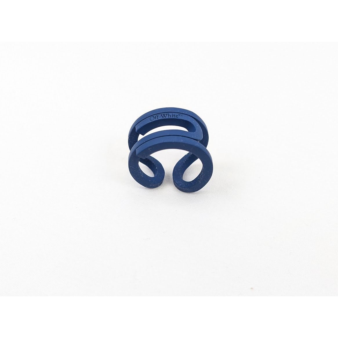 Off-White o1rshd1 Q:2 / Size: 60 / Varnished Paperclip Ring in Blue Size ONE SIZE - 10 Thumbnail