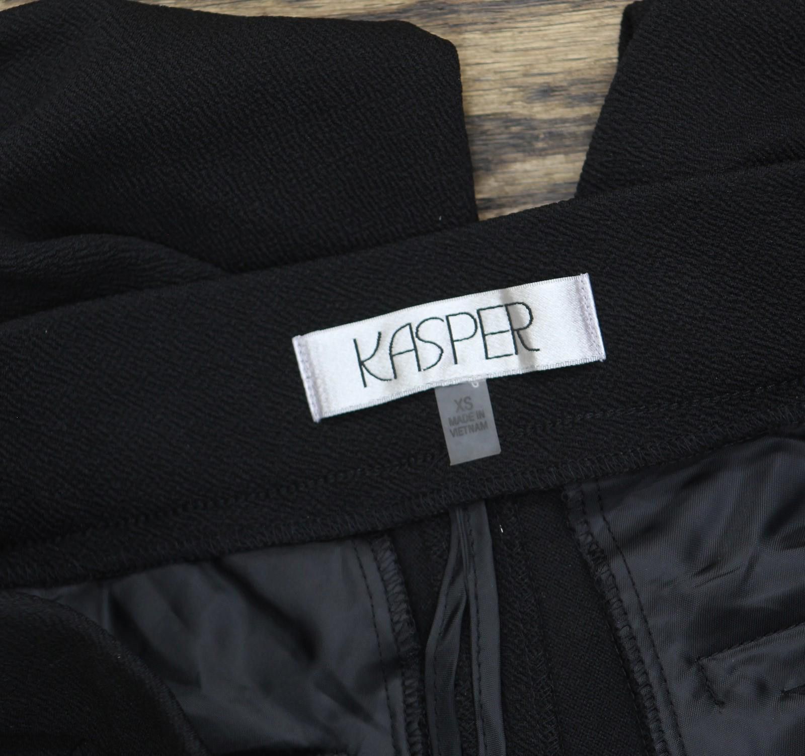 Other Nwt Kasper Pull-on Stretch Ankle Pants 10924325 Black Xs Size 26" / US 2 / IT 38 - 4 Thumbnail