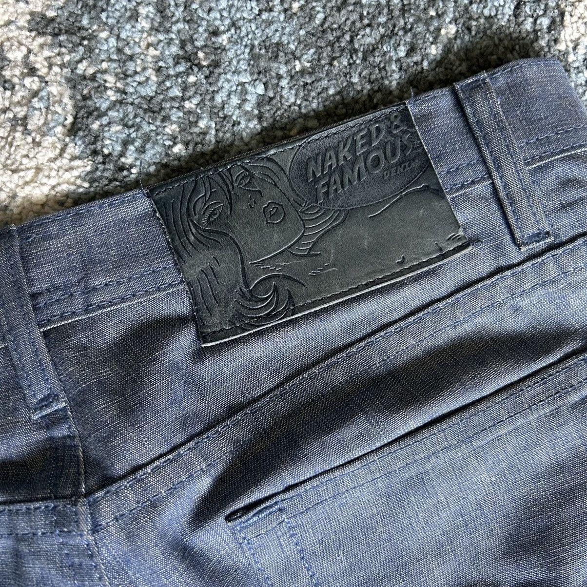 Naked & Famous 2013 Made in Canada 10 oz Selvedge Chambray Japanese Denim Size US 32 / EU 48 - 11 Thumbnail