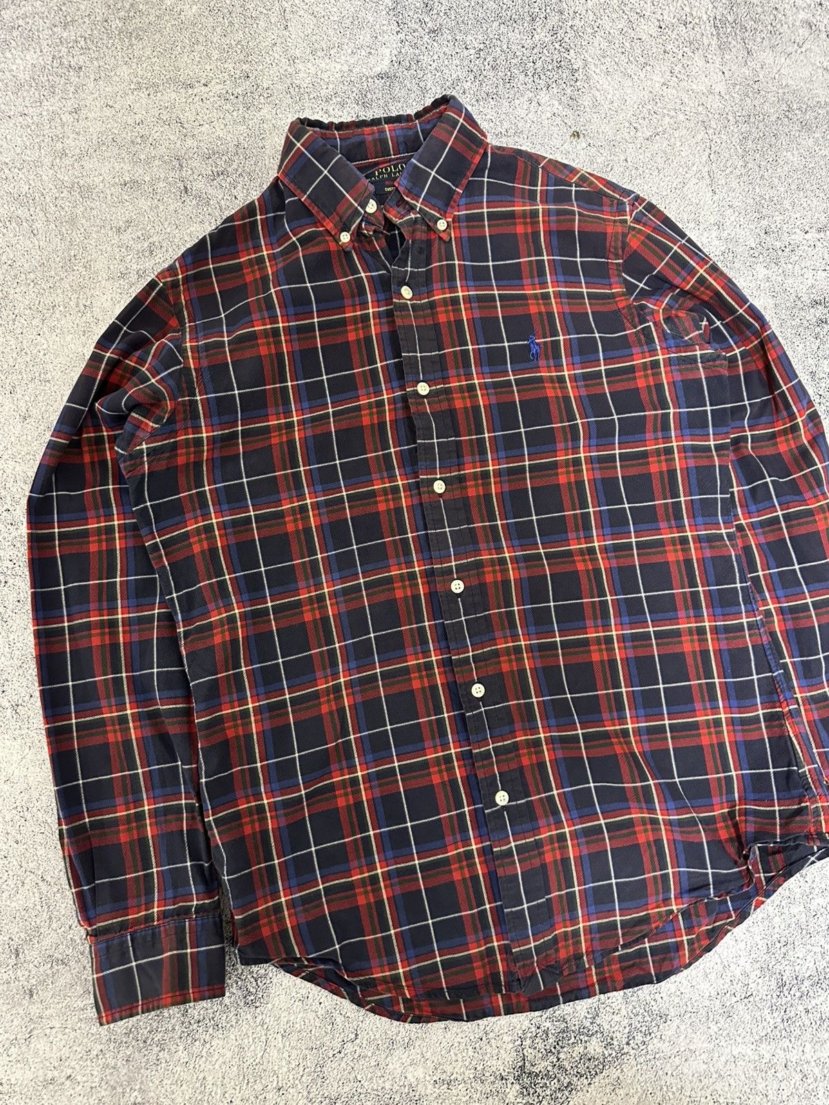 Polo Ralph Lauren Polo Ralph Lauren Tartar Button Shirt Red Purple Logo Size US S / EU 44-46 / 1 - 5 Thumbnail