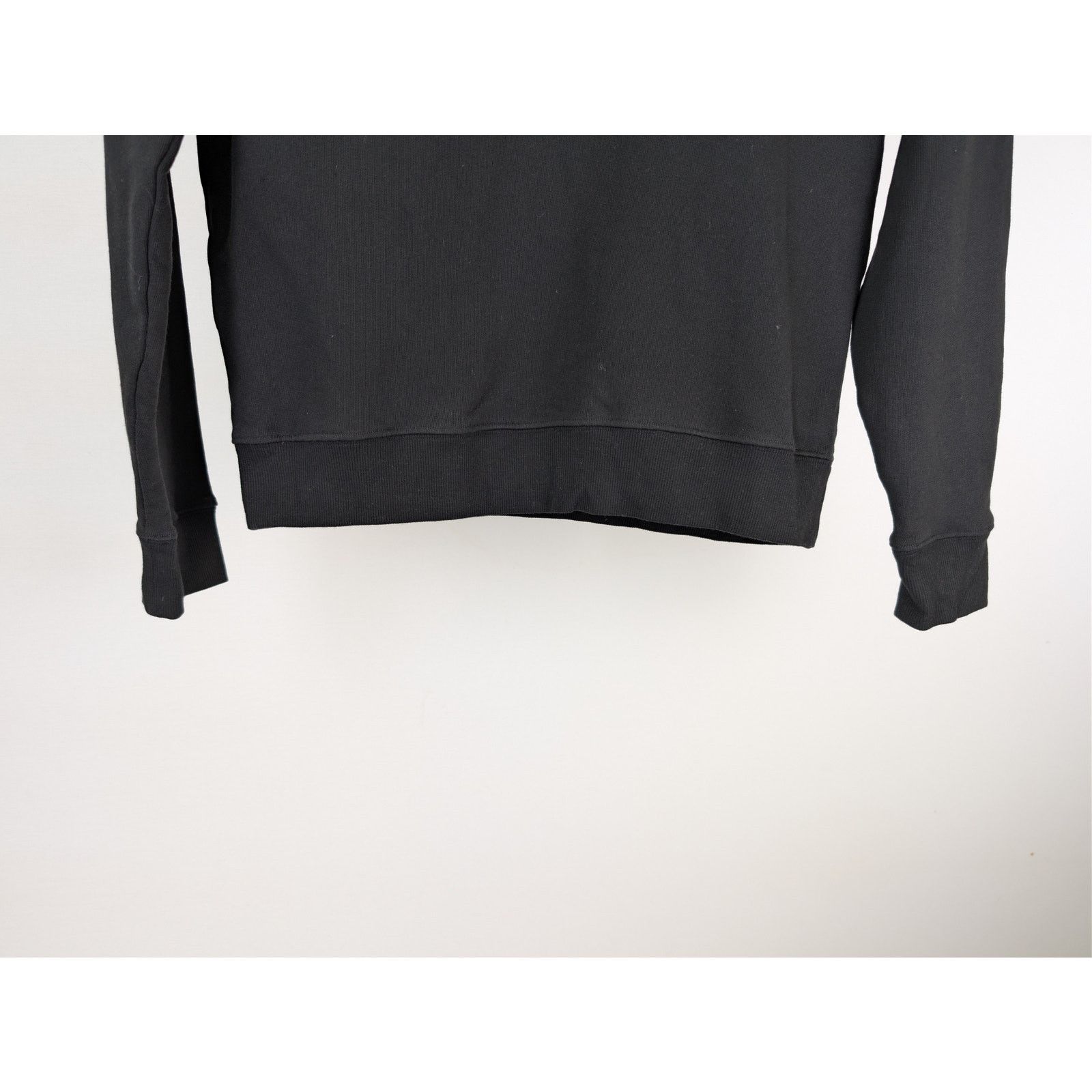 Saint Laurent Paris o1rshd1 CC20 cotton crewneck sweatshirt with lamb leather Size US M / EU 48-50 / 2 - 4 Thumbnail