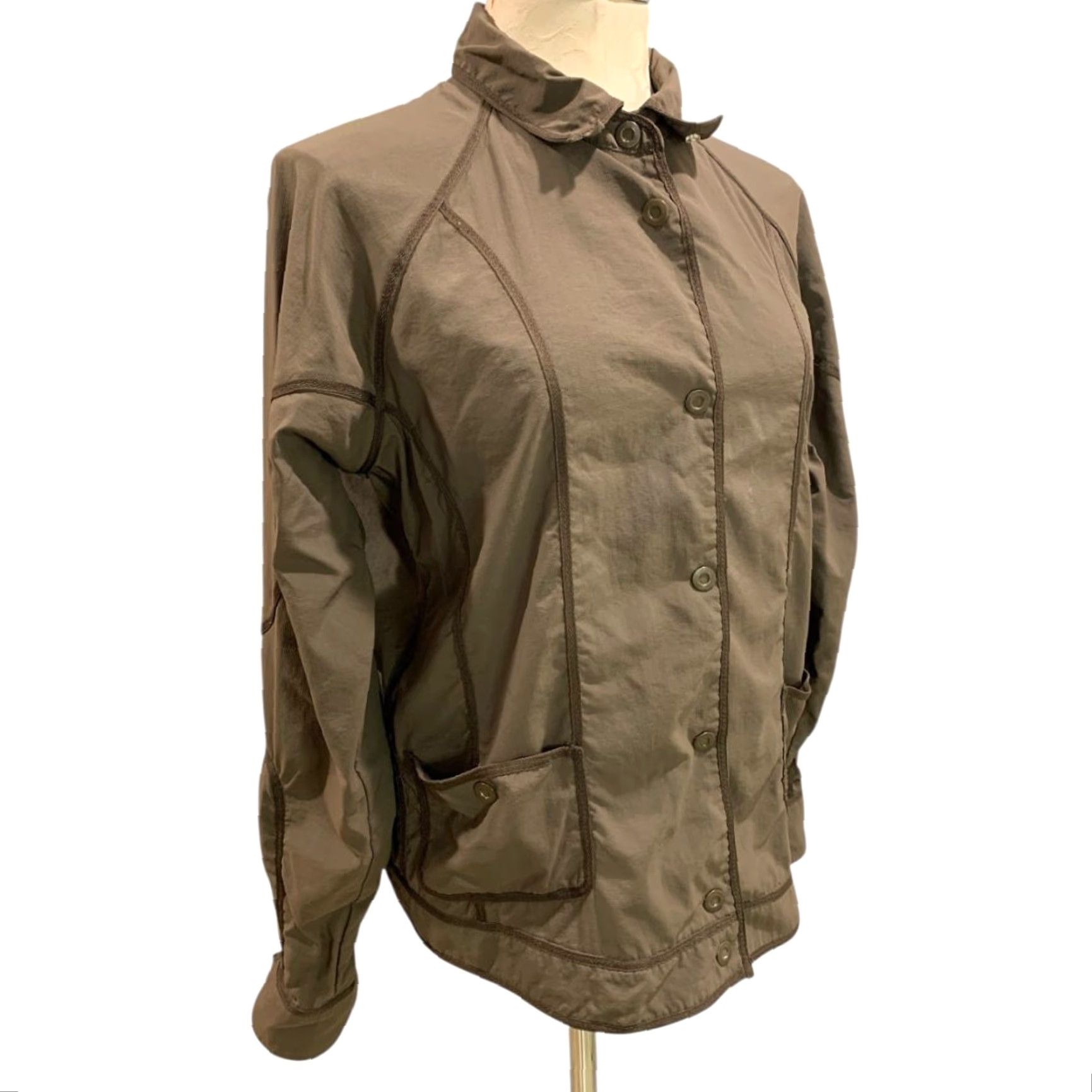 Vintage Columbia Titanium OmniDry Jacket Snap Up Size XL Brown Womens Size XL / US 12-14 / IT 48-50 - 2 Thumbnail