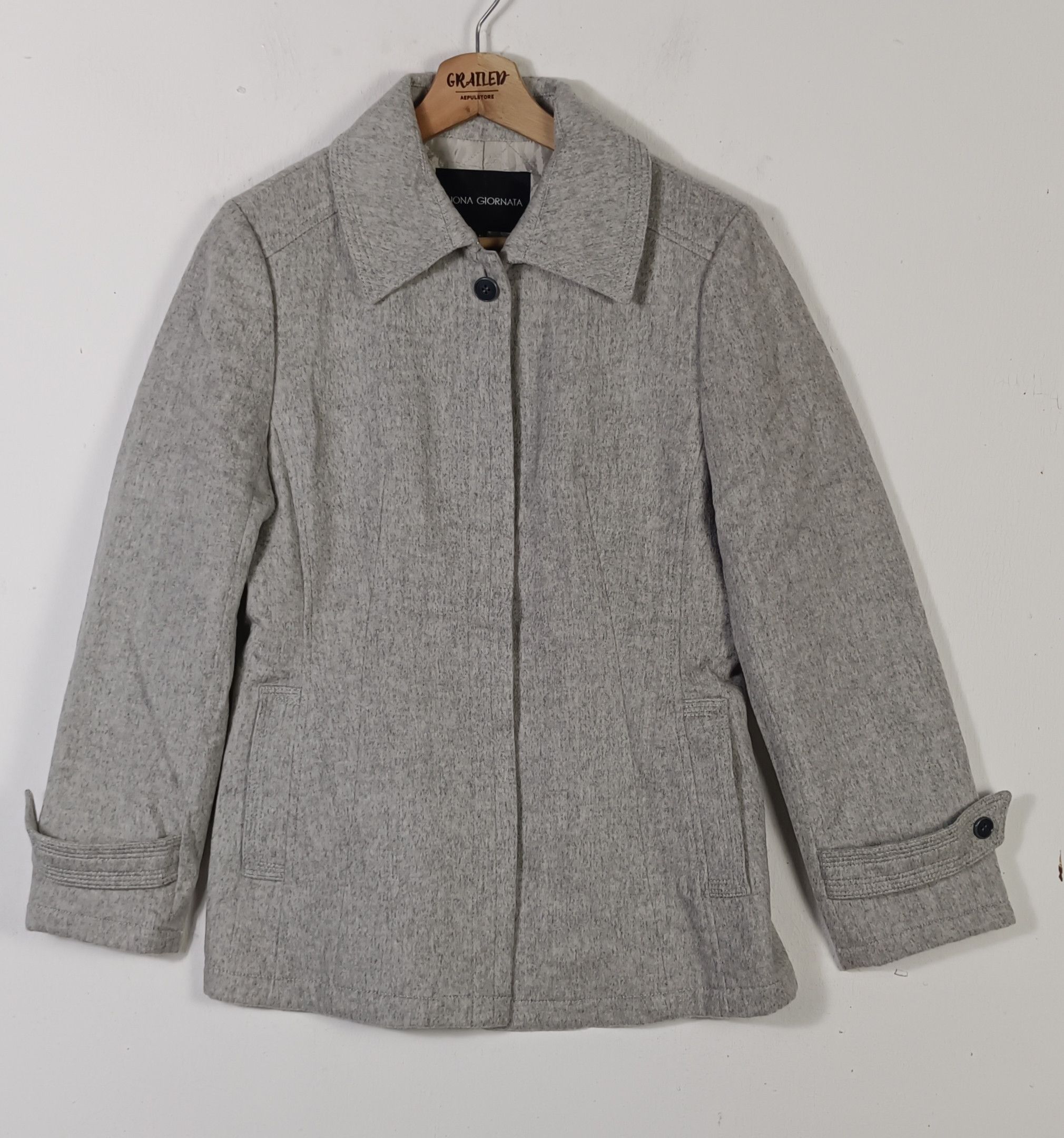 Japanese Brand Vintage🔥 Buano Giornata Wool Cot Size US S / EU 44-46 / 1 - 1 Thumbnail
