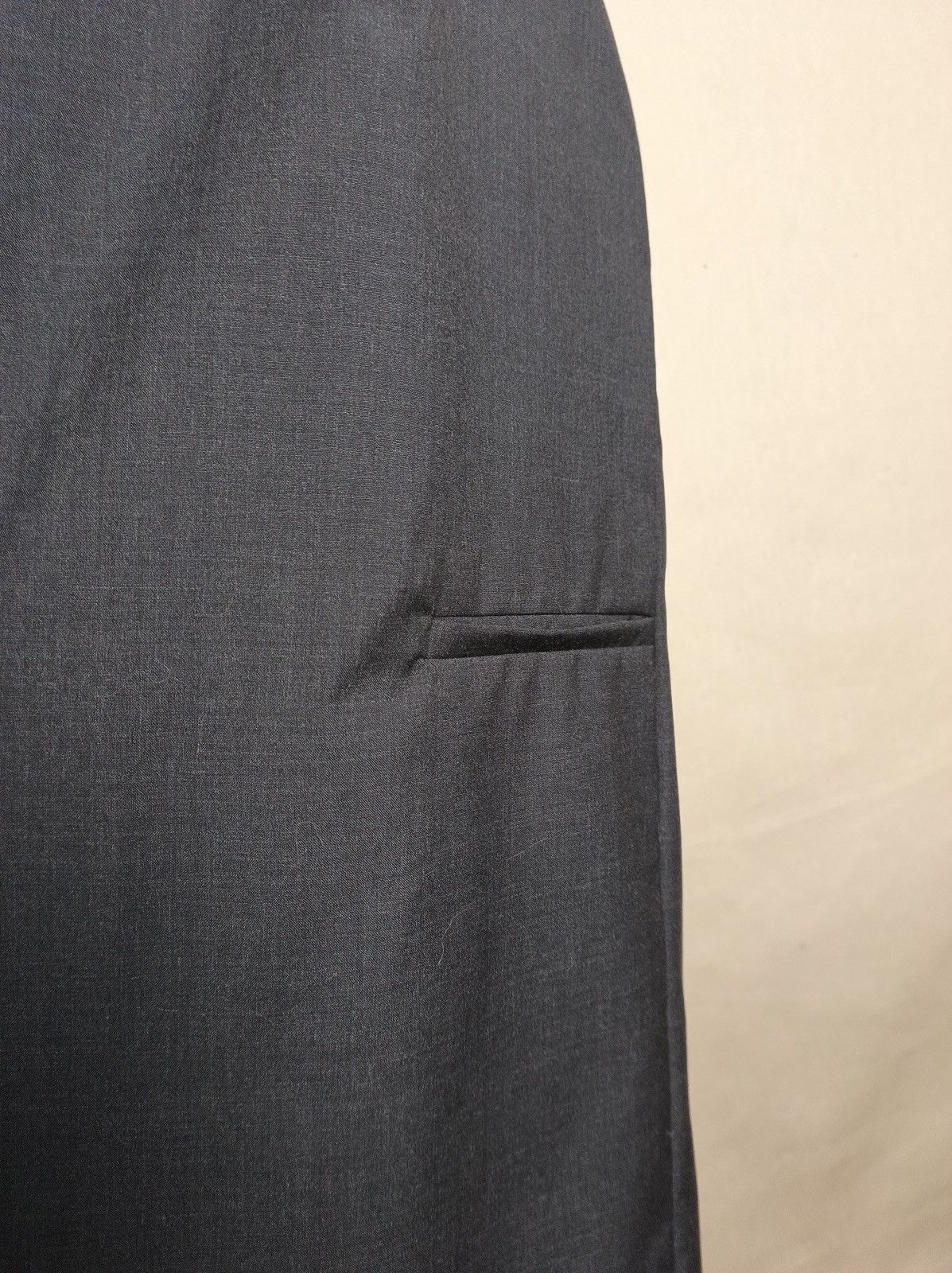 Prada PRADA Dark Grey Wool Pencil Skirt Size EU 44 Size 30" / US 8 / IT 44 - 6 Thumbnail