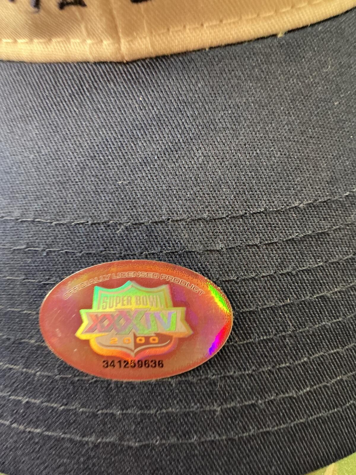 Twins Enterprise Inc. Vintage Super Bowl 2000 Atlanta Georgia Snapback Hat NFL Size ONE SIZE - 5 Thumbnail