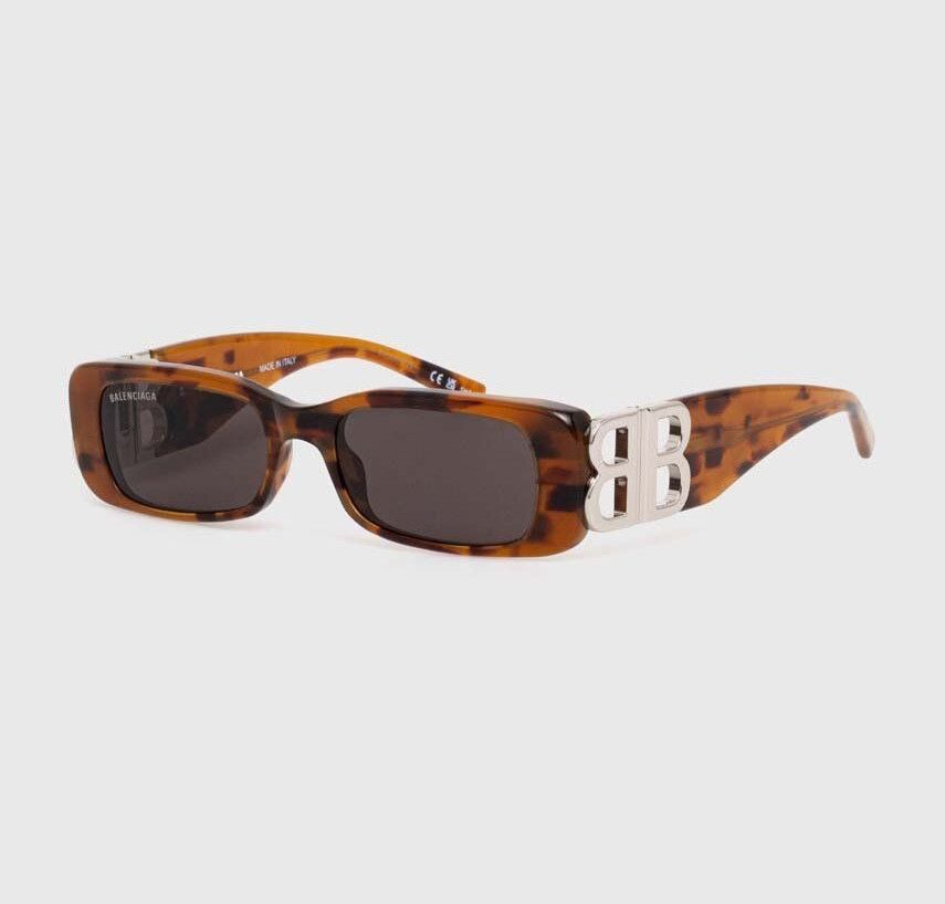 image of New Balenciaga Bb0096S - 023 Sunglasses in Tortoise, Men's