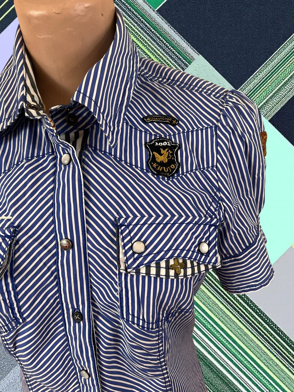 khujo Khujo striped shirt size M Size M / US 6-8 / IT 42-44 - 2 Thumbnail