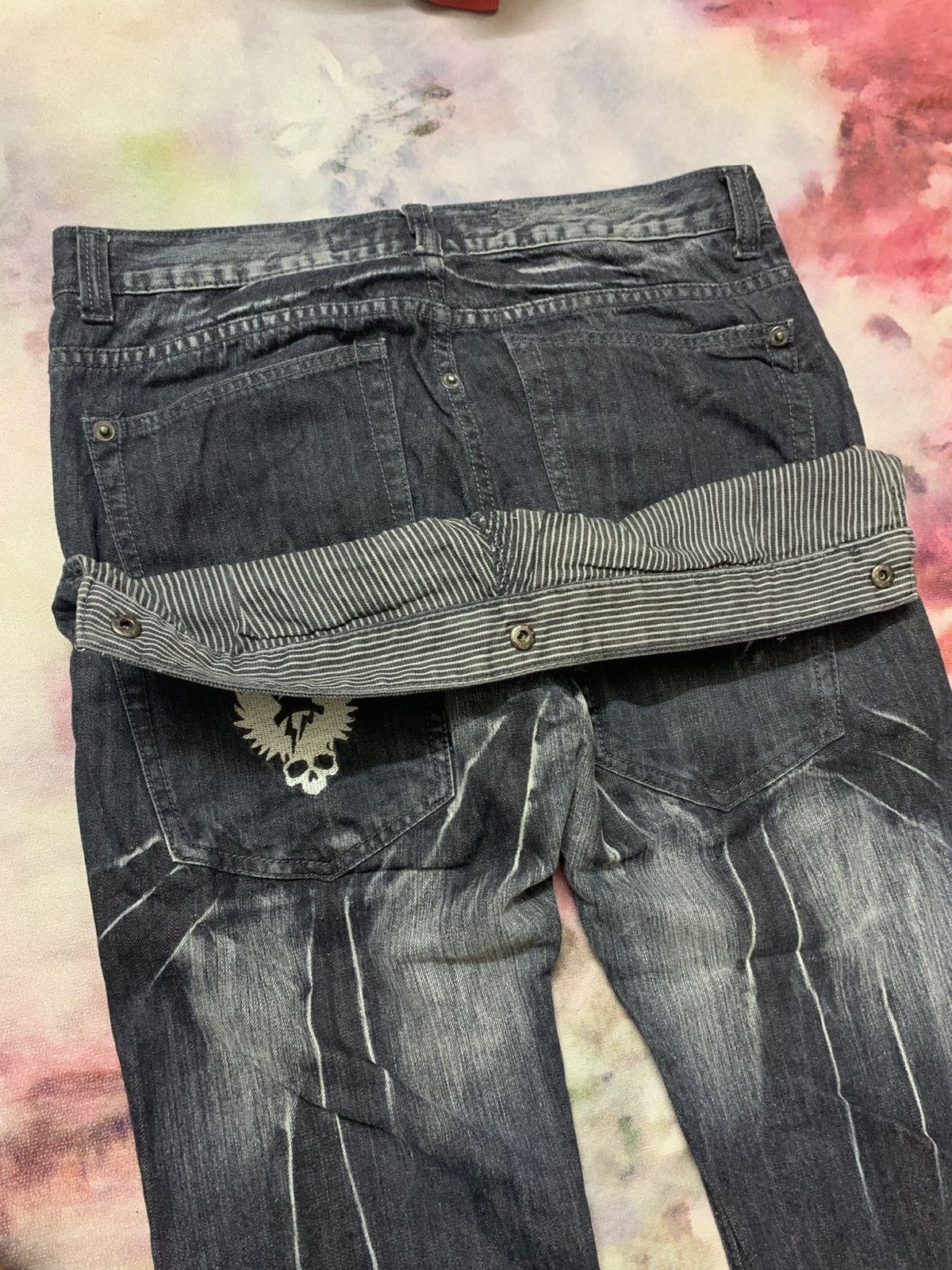 Japanese Brand Double Waist Japan Brand Rain Denim Share Spirit PPFM LGB Size US 34 / EU 50 - 12 Thumbnail