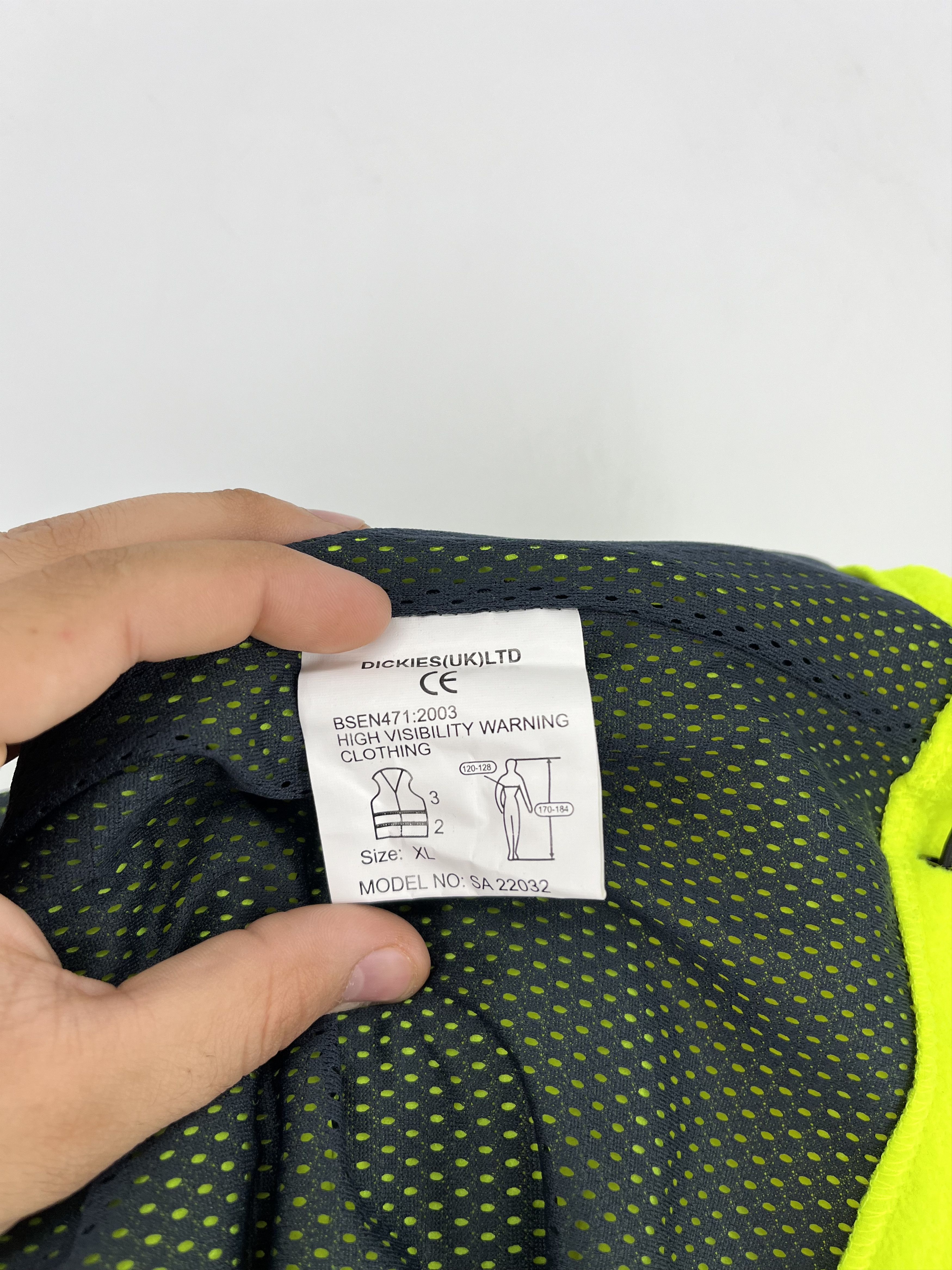 Dickies × Vintage Vintage Dickies Fleece Jacket High Visibility Yellow Workwea Size US XL / EU 56 / 4 - 8 Thumbnail