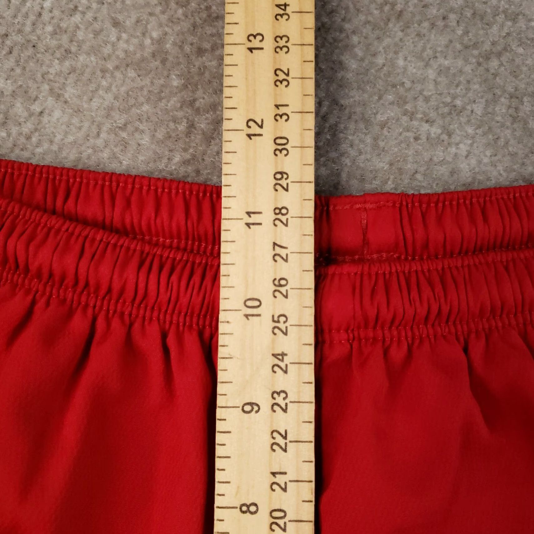 Brooks Brooks Running Shorts Womens Small Red Elastic Waist Drawstring Athletic Activewear Size 24" / US 00 / IT 34 - 7 Thumbnail