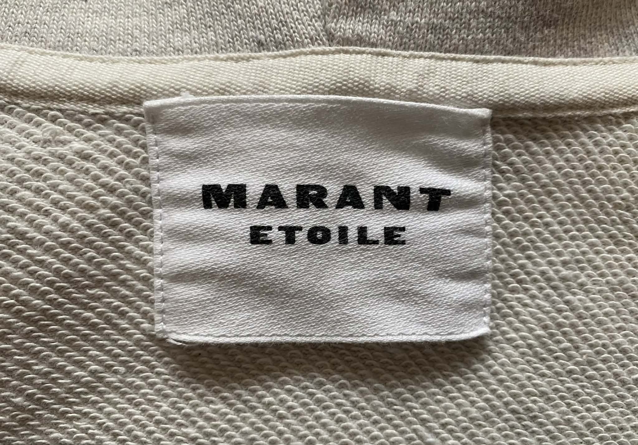 Isabel Marant Etoile Isabel Marant Etoile Flocked Logo Basic Mansel Hoodie Size XS / US 0-2 / IT 36-38 - 5 Thumbnail