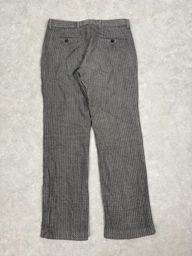Dries Van Noten Dries Van Noten Grey Classy Wool Mozaic Pants Size US 30 / EU 46 - 7 Thumbnail