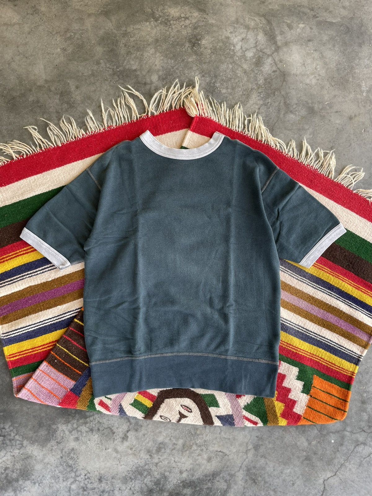 Full Count & Co. Fullcount Short Sleeve Rib Cotton Sweater Size US M / EU 48-50 / 2 - 1 Thumbnail