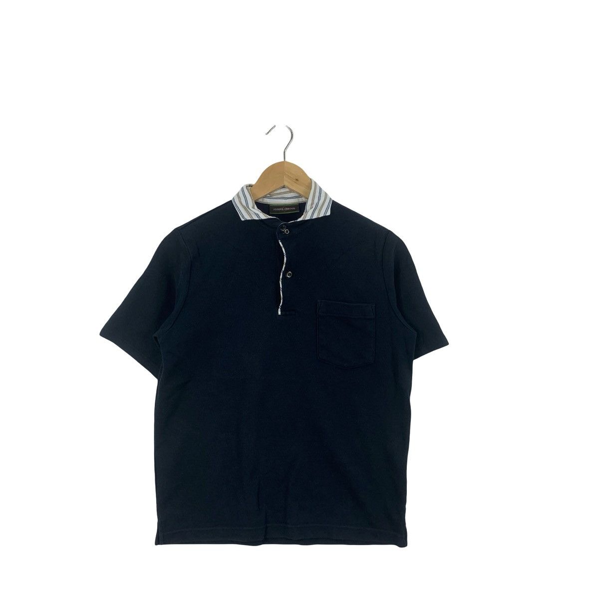 Joseph Abboud JOSEPH ABBOUD Stripe Collar Design Tee Shirt Top Polo Size US L / EU 52-54 / 3 - 3 Thumbnail