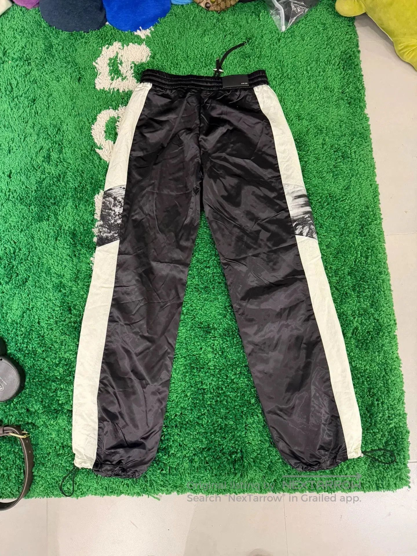 Amiri Amiri Nylon Track Pants Black. Size US 32 / EU 48 - 2 Thumbnail