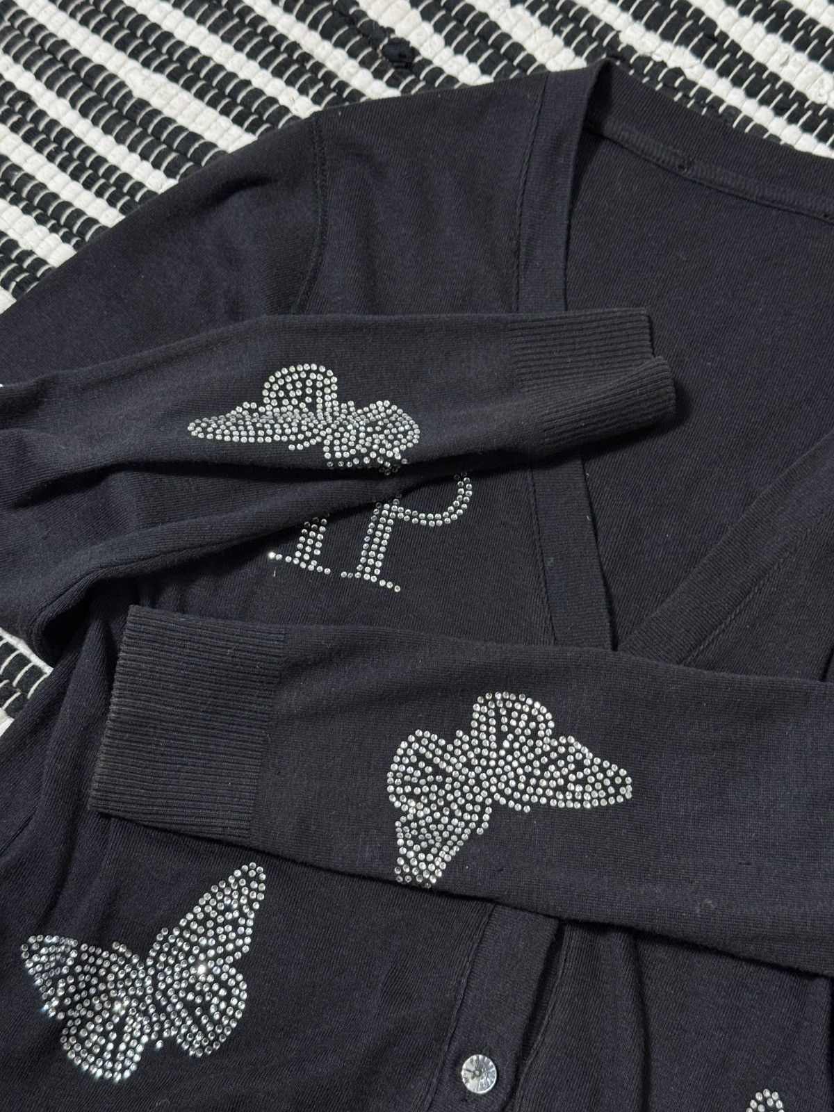 Philipp Plein VINTAGE PHILIPP PLEIN BUTTERFLY BUTTONS UP CARDIGAN Size S / US 4 / IT 40 - 6 Thumbnail