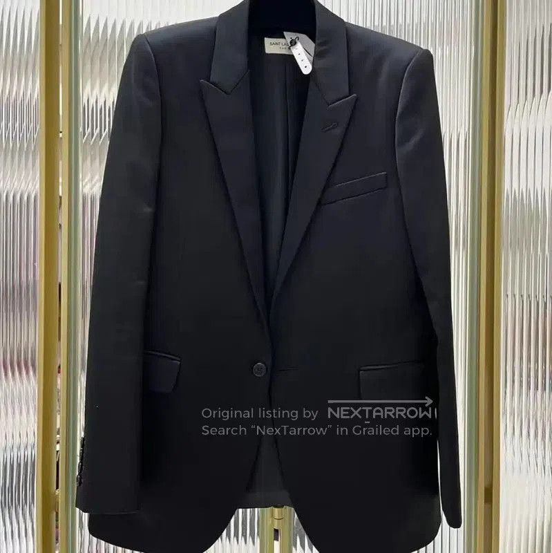Other YSL Black Wool Long Cardigan for Women . Size S / US 4 / IT 40 - 1 Thumbnail