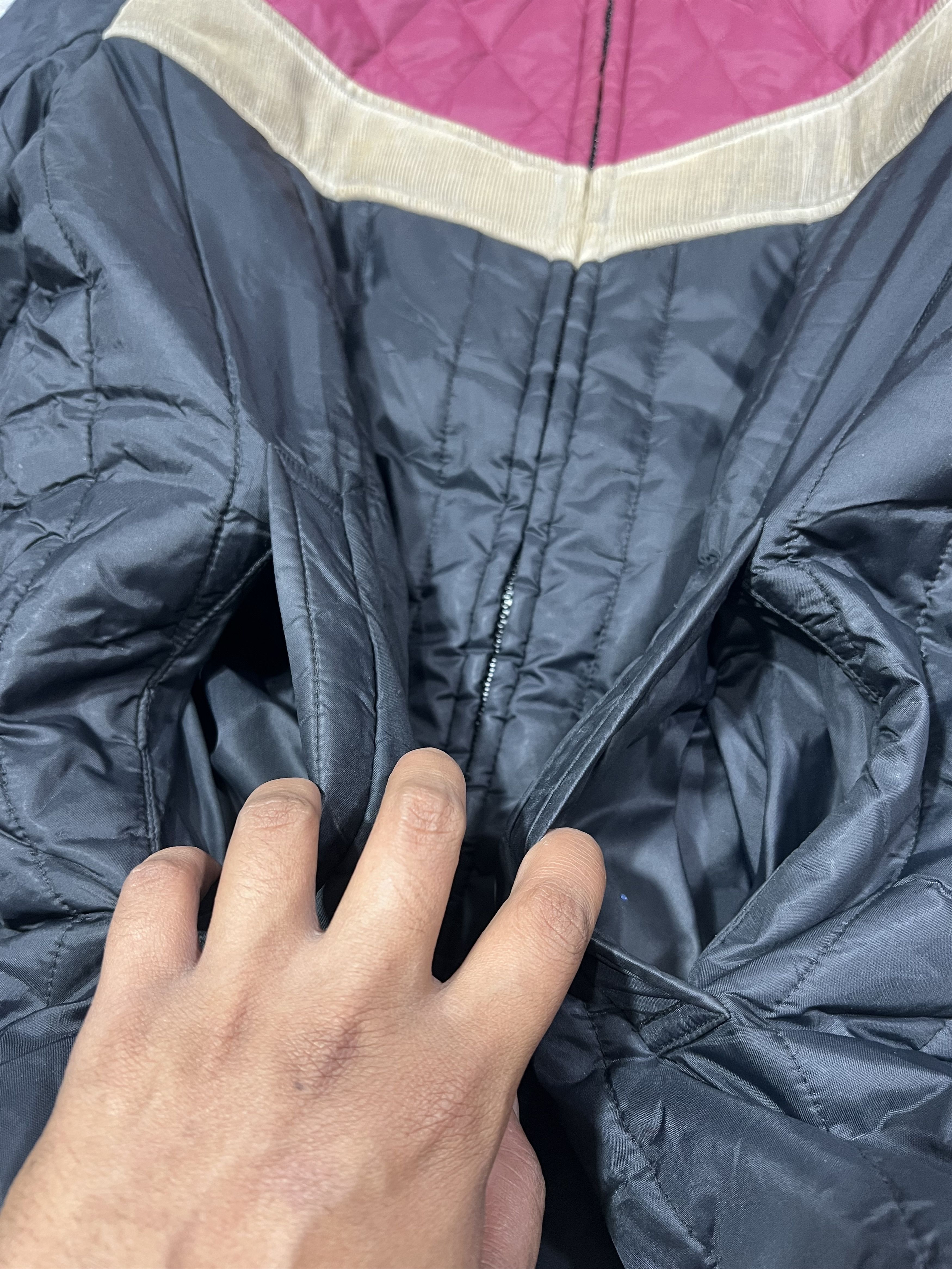 Katharine Hamnett London 2000s Katharine Hamnett Blouson Hybrid Puffer y2k Lgb Ifsix Size US L / EU 52-54 / 3 - 10 Thumbnail