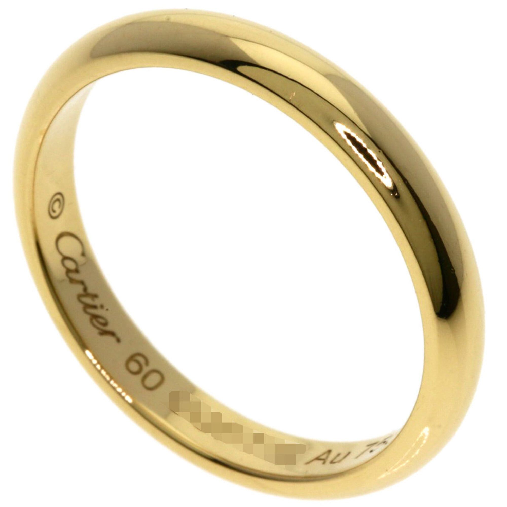 Cartier Cartier Wedding Band #60 Ring, 18K Yellow Gold, Women's. Size ONE SIZE - 1 Thumbnail