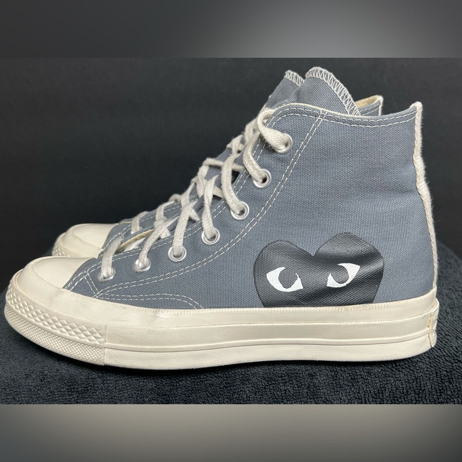 Converse Converse Chuck 70 CDG Hi Top Sneakers Gray Comme Des Garcons Size US 7 / IT 37 - 1 Thumbnail