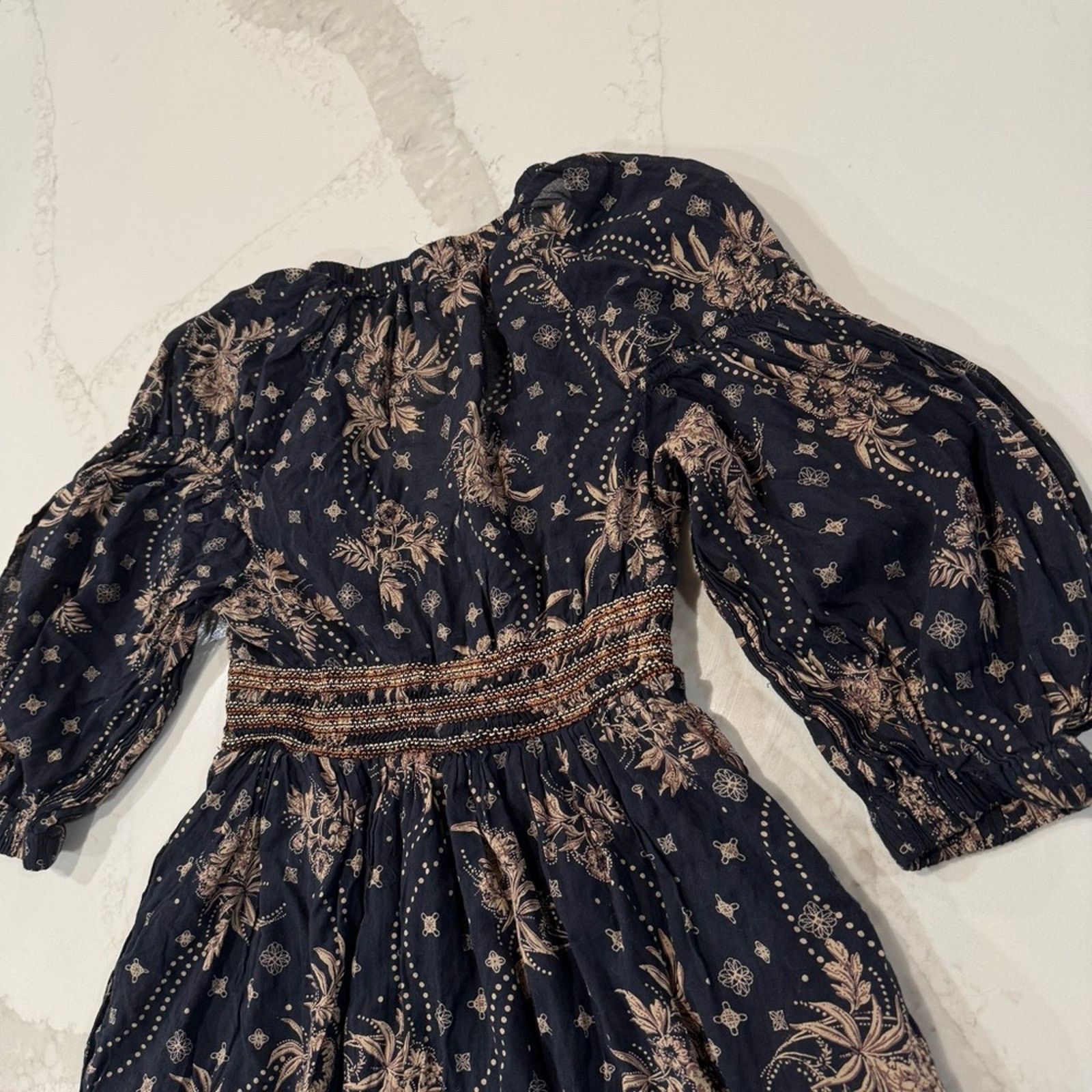 Free People Free People Golden Hour Smocked Bodice Maxi Dress Womens XS Size XS / US 0-2 / IT 36-38 - 15 Thumbnail