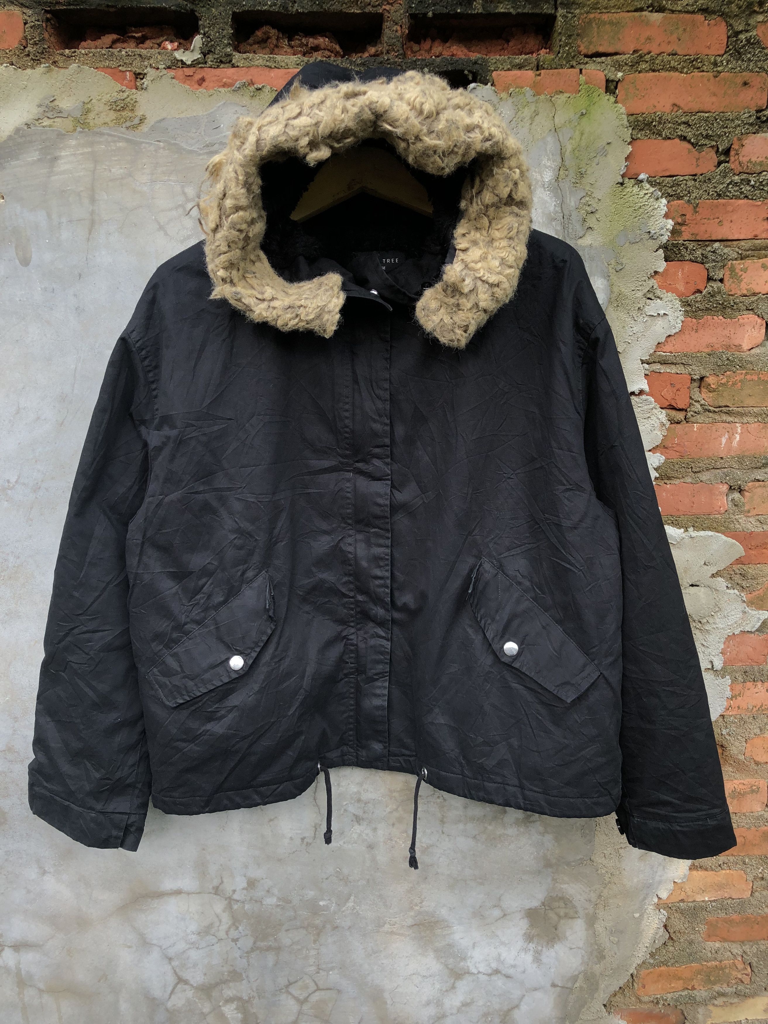 Le Grande Bleu (L.G.B.) Love Tree Japanese boxy Faux Fur Jacket Size US L / EU 52-54 / 3 - 2 Thumbnail