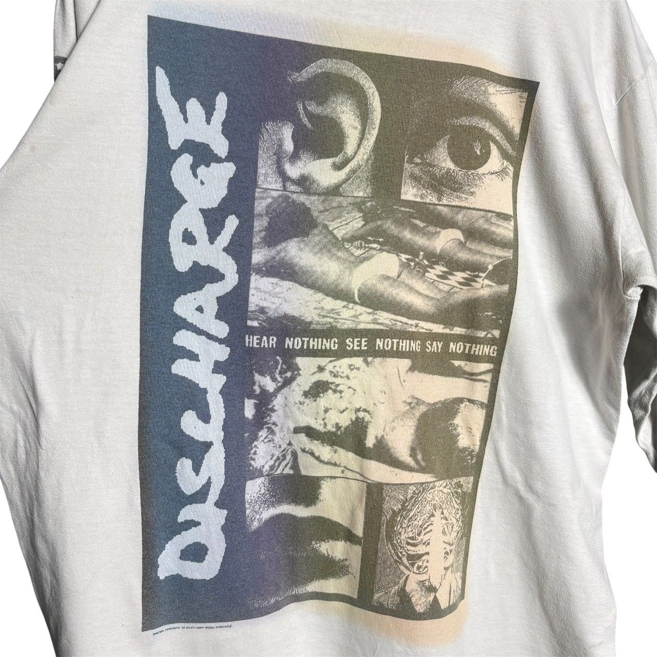 Band Tees Vintage Discharge Japan Tour Long Sleeve T-Shirt Size US XL / EU 56 / 4 - 2 Thumbnail