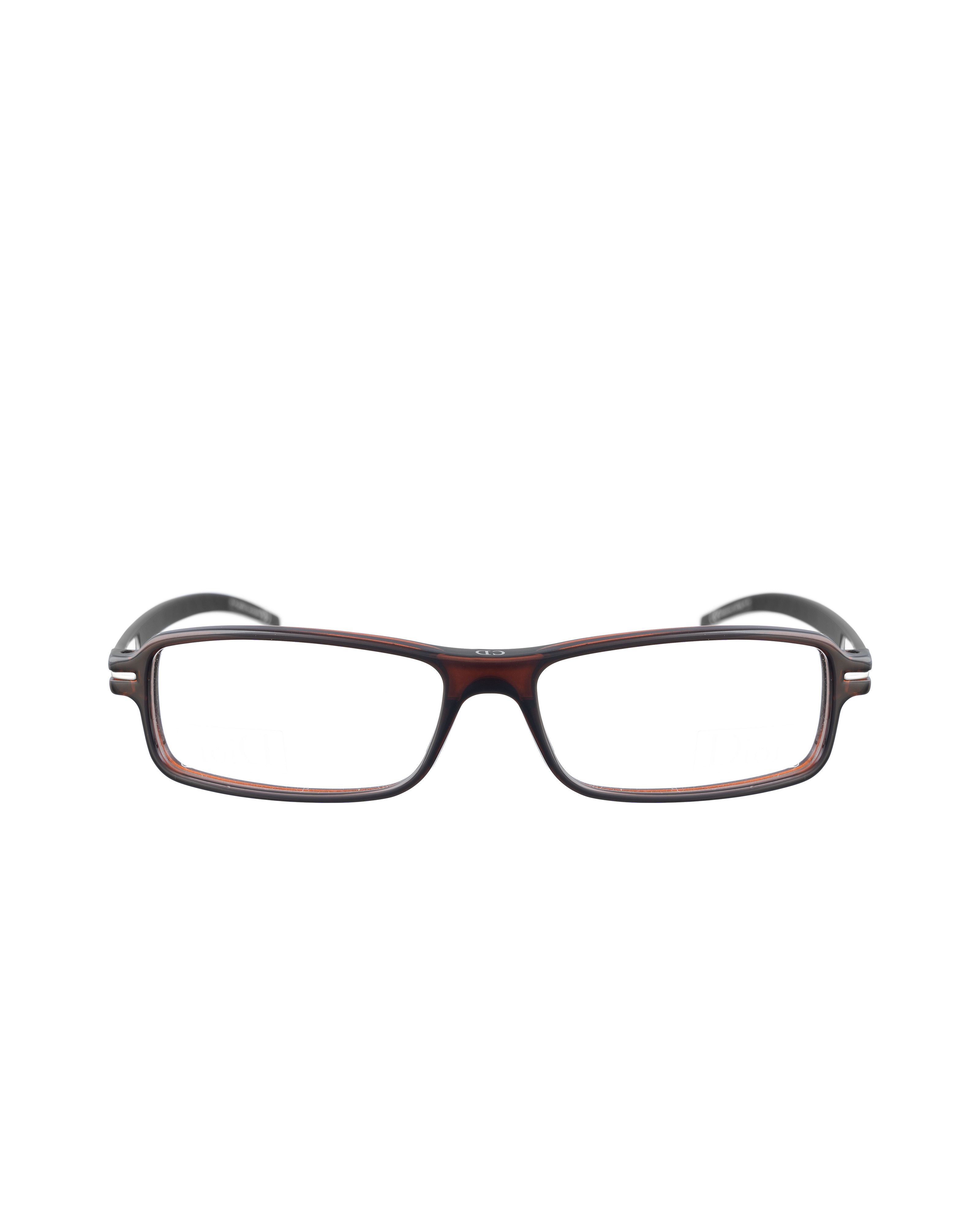 Dior Dior 00s Brown Havana Rectangular Plastic Glasses Size ONE SIZE - 1 Thumbnail