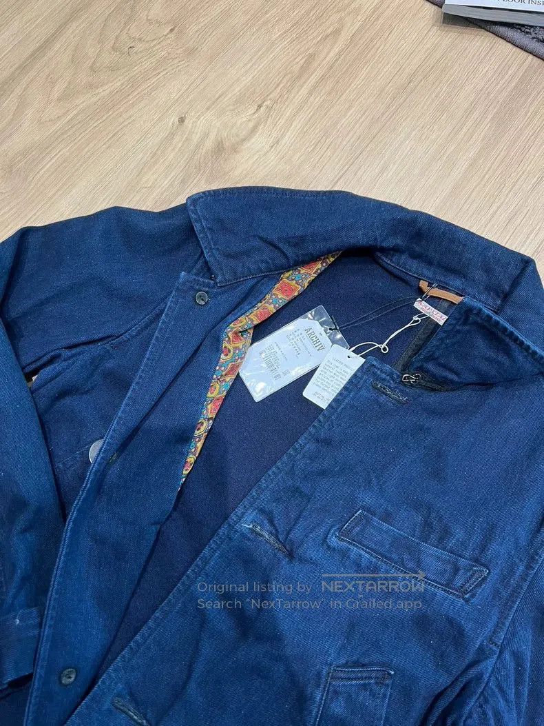 Kapital Kapital Natural Dye Denim Trench Coat. Size US L / EU 52-54 / 3 - 3 Thumbnail