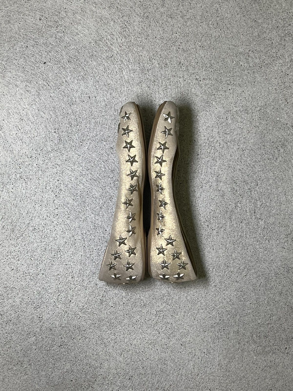 Jimmy Choo Jimmy Choo Star Studded Flat Shoes/Pumps Size US 7 / IT 37 - 2 Thumbnail