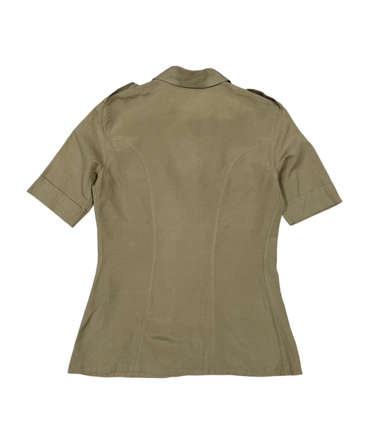 Margaret Howell × Vintage Margaret Howell England Southeastern Tan Uniform Shirt Size XS / US 0-2 / IT 36-38 - 2 Thumbnail
