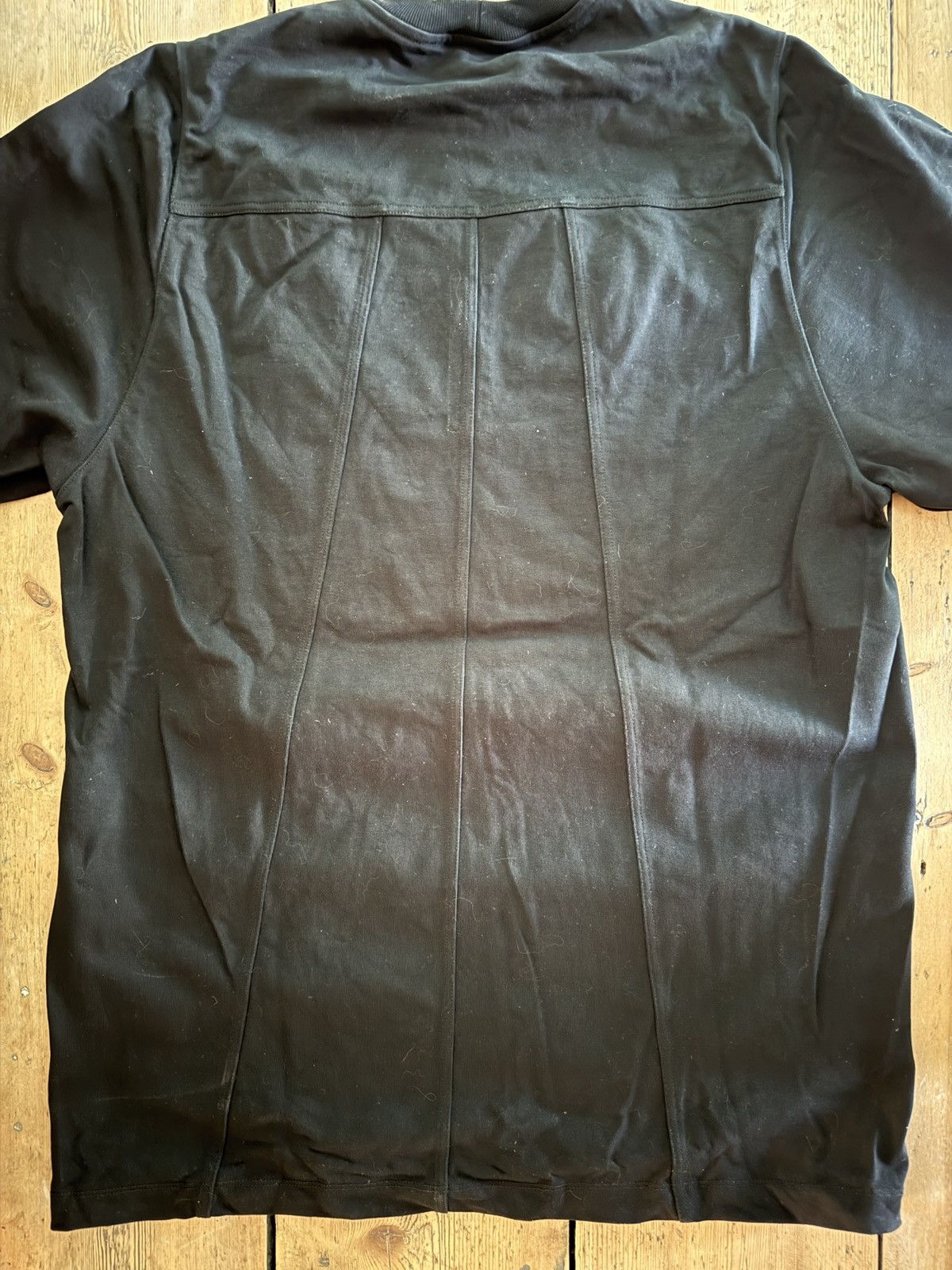 Rick Owens Oversize splint tee in thick cotton Size US M / EU 48-50 / 2 - 7 Thumbnail