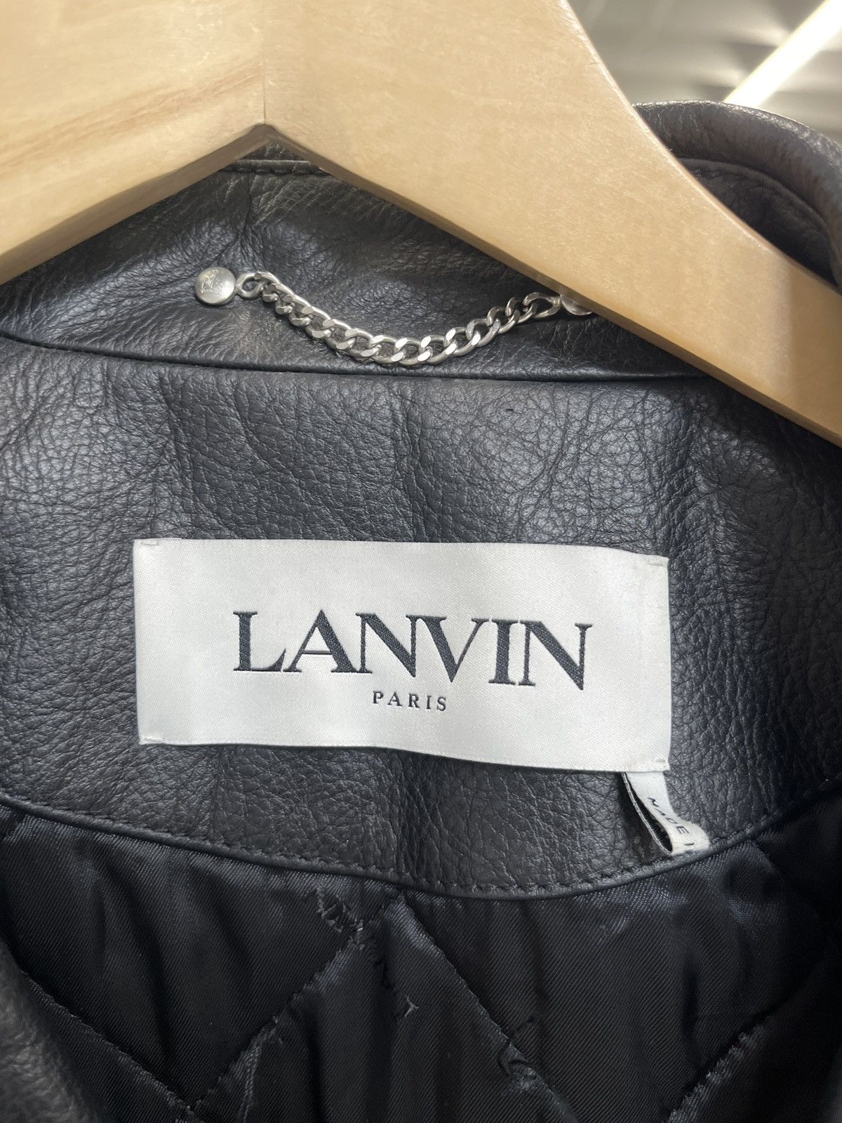 Lanvin Lanvin Gallery Dept Leather Jacket Size US L / EU 52-54 / 3 - 4 Thumbnail