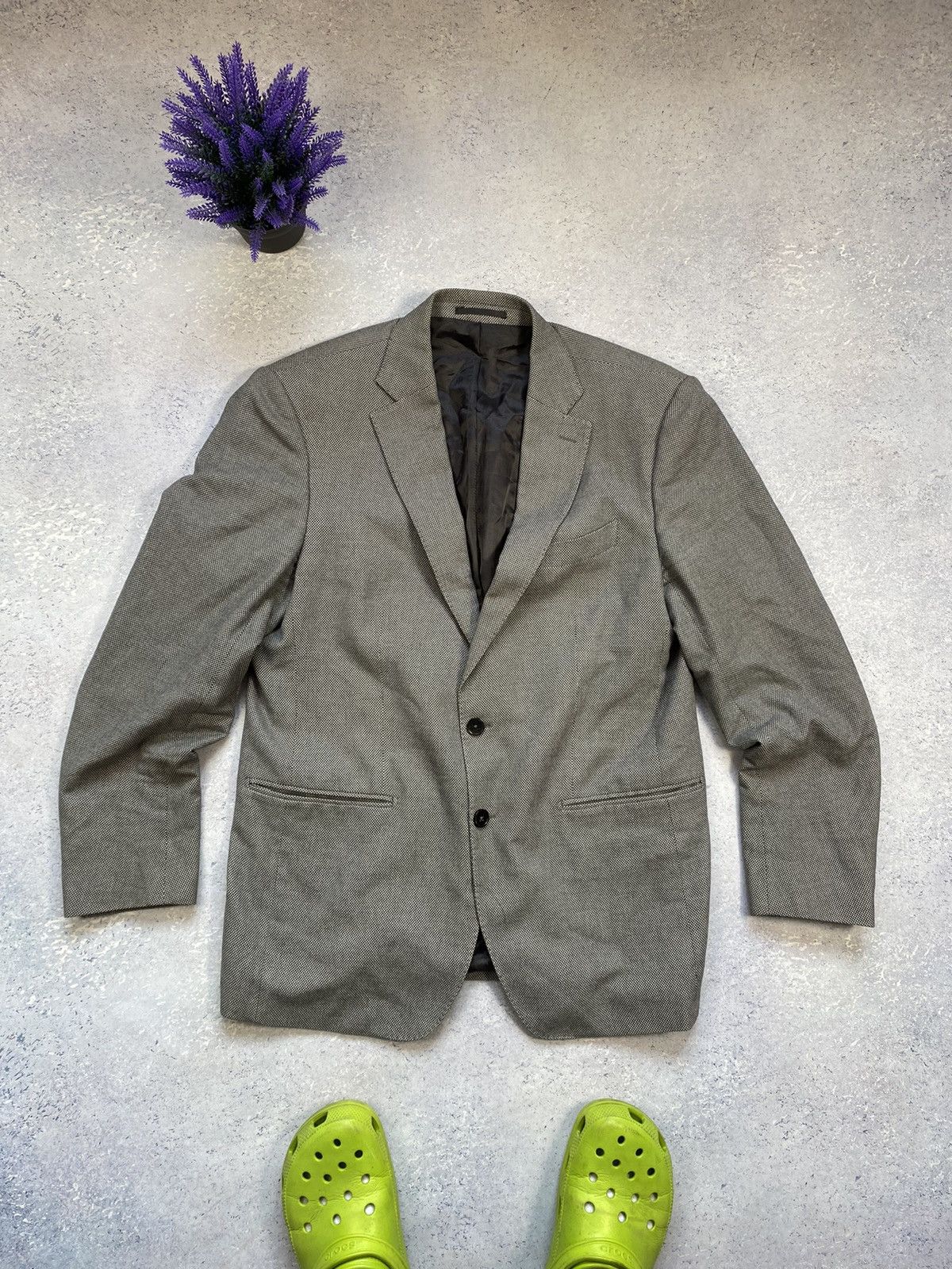 Boggi Boggi men’s grey blazer jacket size 54 Size US L / EU 52-54 / 3 - 2 Thumbnail