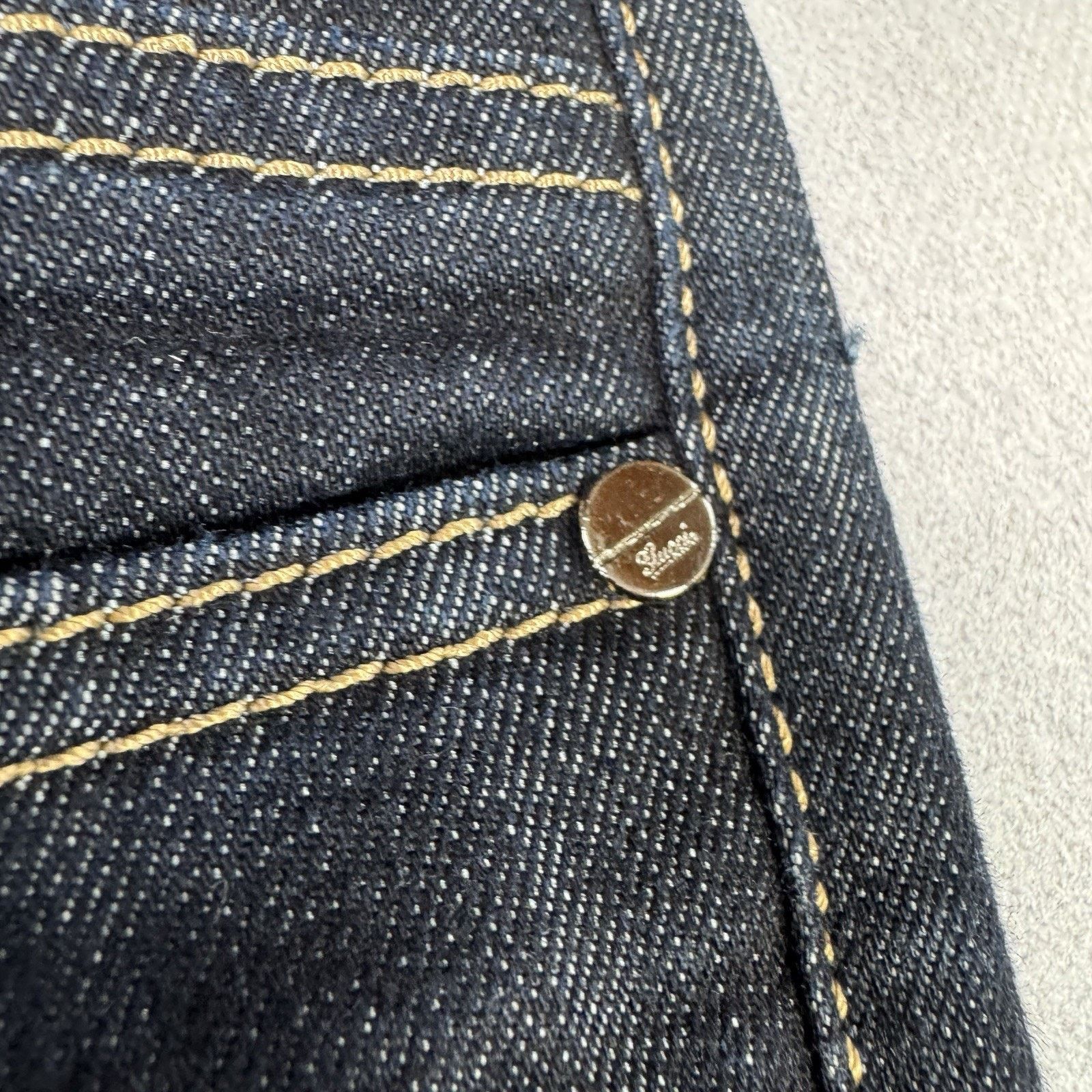 Gucci Vintage Gucci Breeches Denim Pants Blue Avant Garde Cropped Size 27" / US 4 / IT 40 - 12 Thumbnail