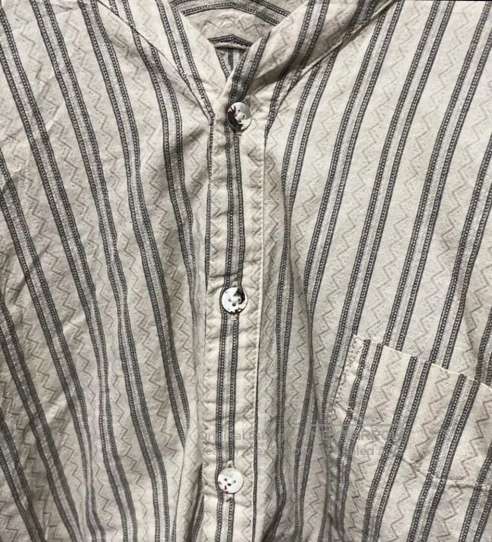 Kapital Vintage Kapital Striped Shirt Size L. Size US L / EU 52-54 / 3 - 3 Thumbnail