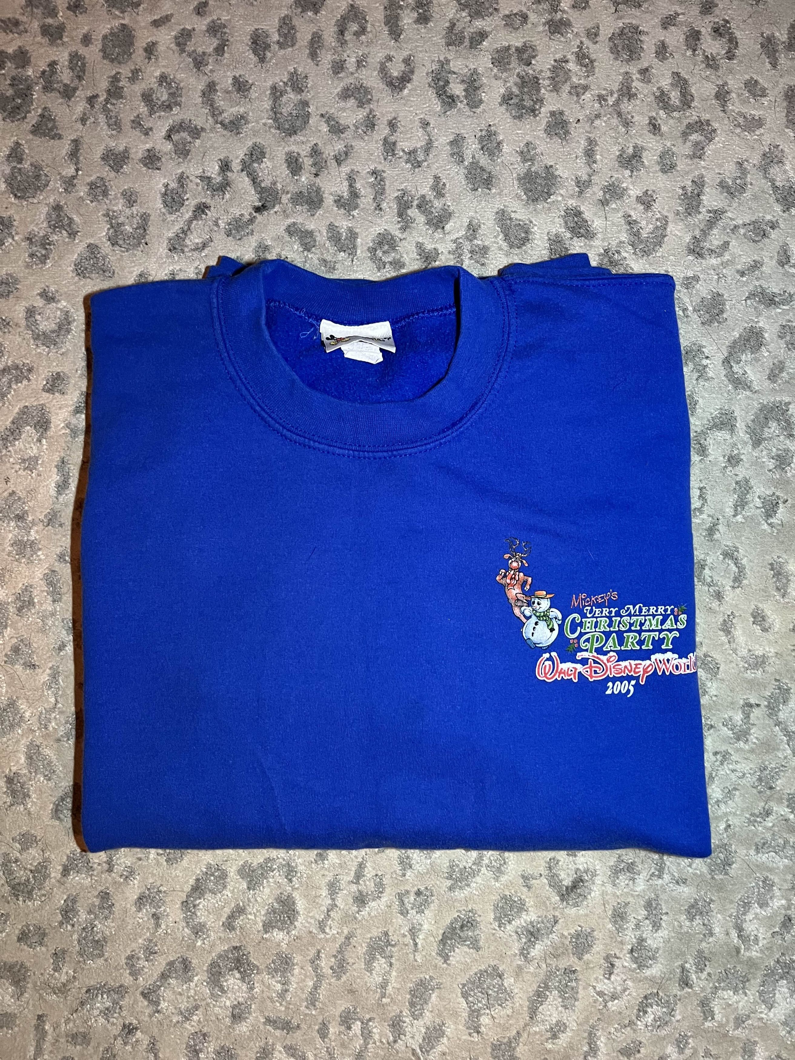 Disney × Mickey Mouse × Vintage Y2K Walt Disney World Very Merry Christmas Party 2005 Size US XL / EU 56 / 4 - 1 Thumbnail