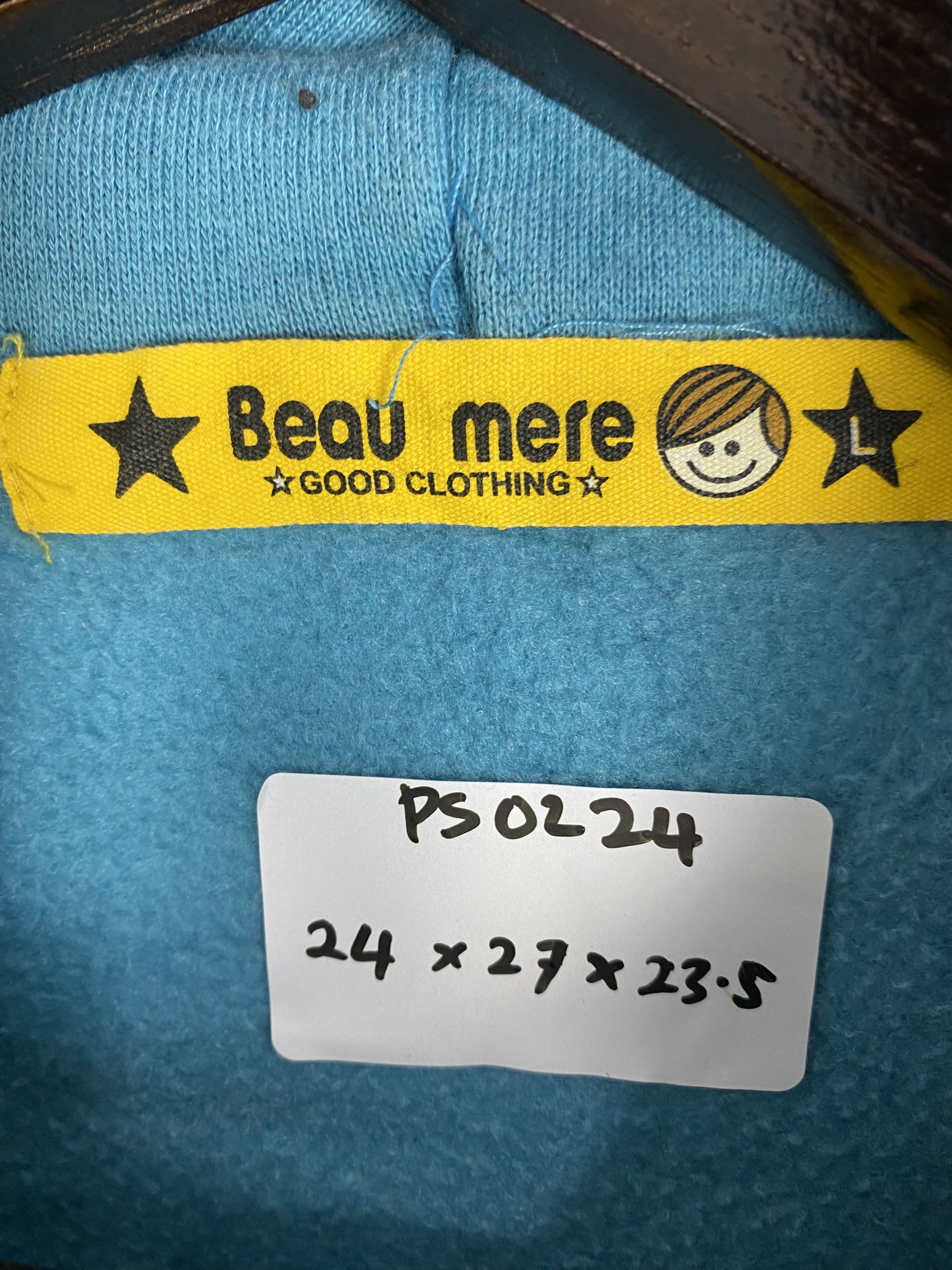 Designer × Vintage Vintage Beau Mere Sweatshirts PS0224 Size US L / EU 52-54 / 3 - 8 Thumbnail