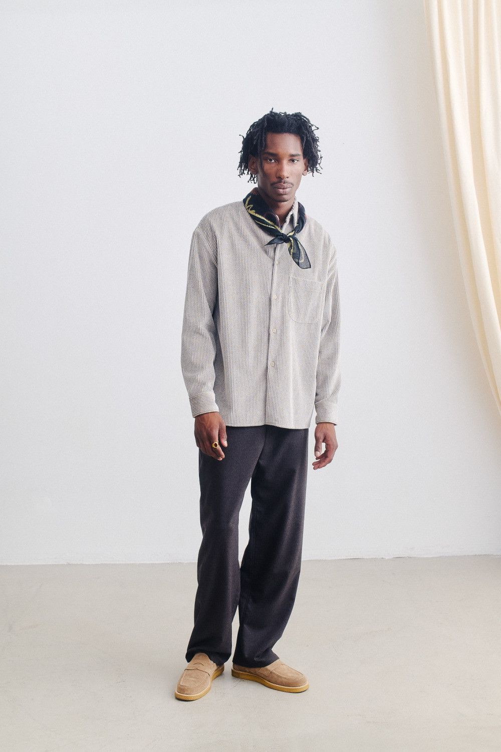 A Kind Of Guise 💚 AW23 A Kind Of Guise Gusto Shirt Tweedy Corduroy NEW Size US M / EU 48-50 / 2 - 5 Thumbnail